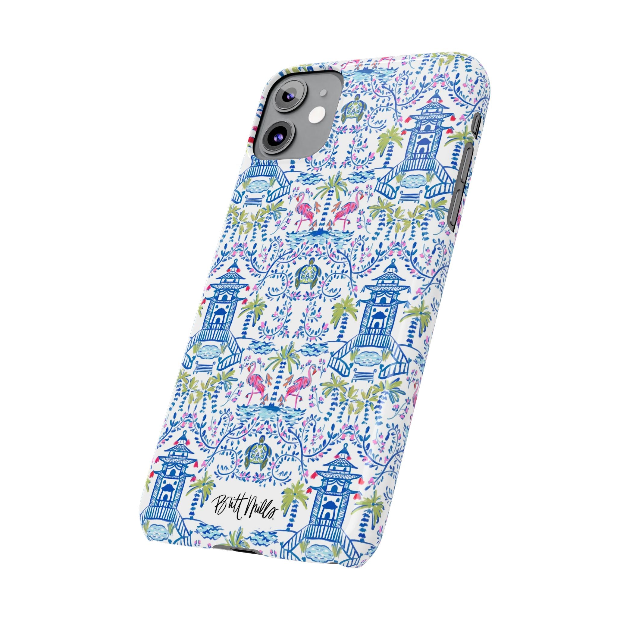 Colorful Chinoiserie Slim Phone Case