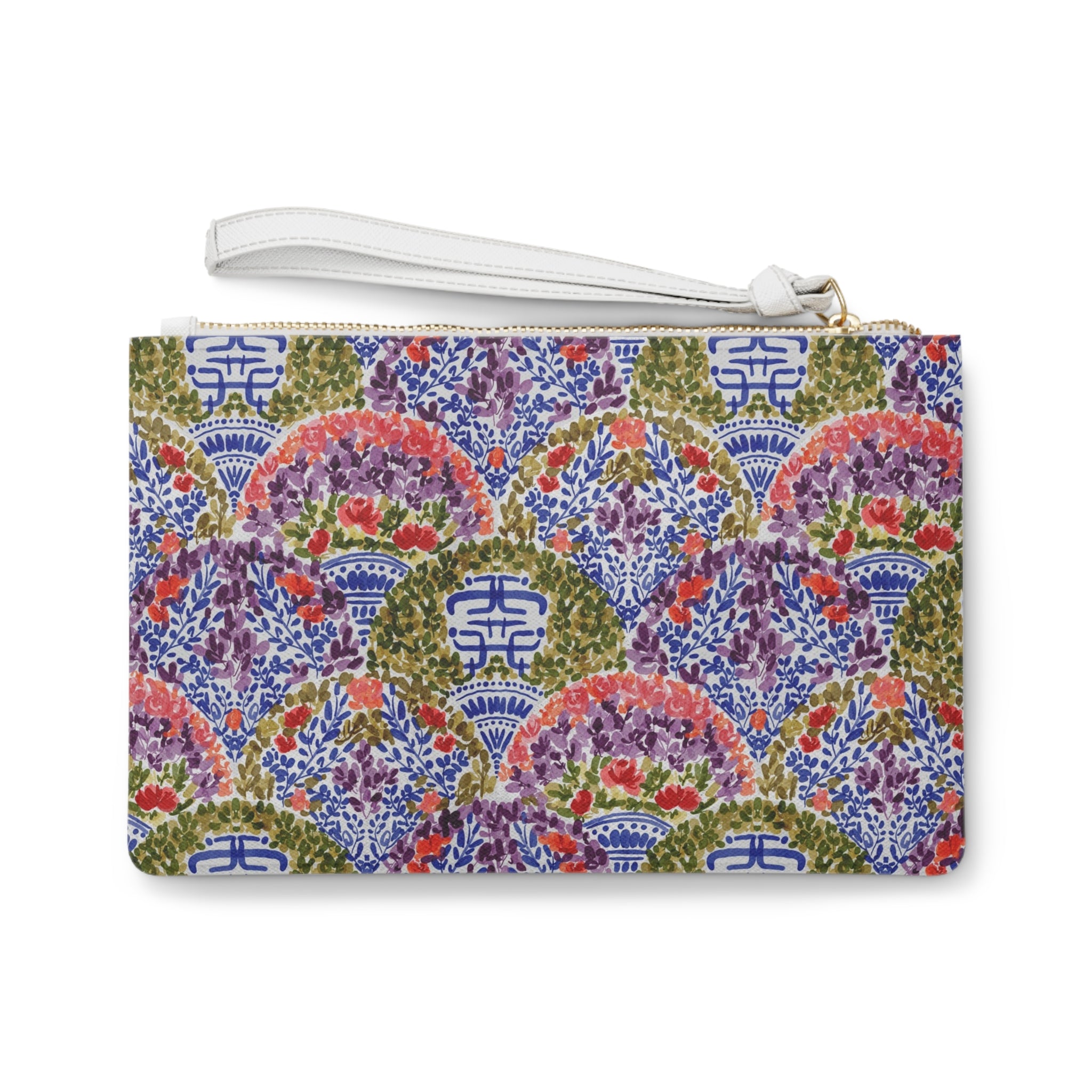 Dynasty Striped Monogrammed Mahjong Card Holder