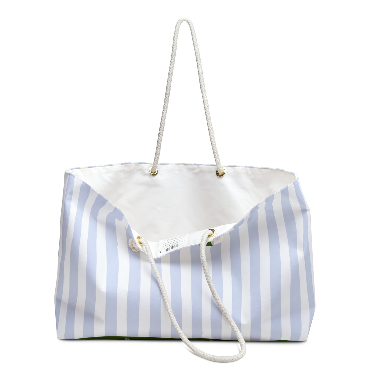 Seaside Stripes Monogrammed Mahjong Bag