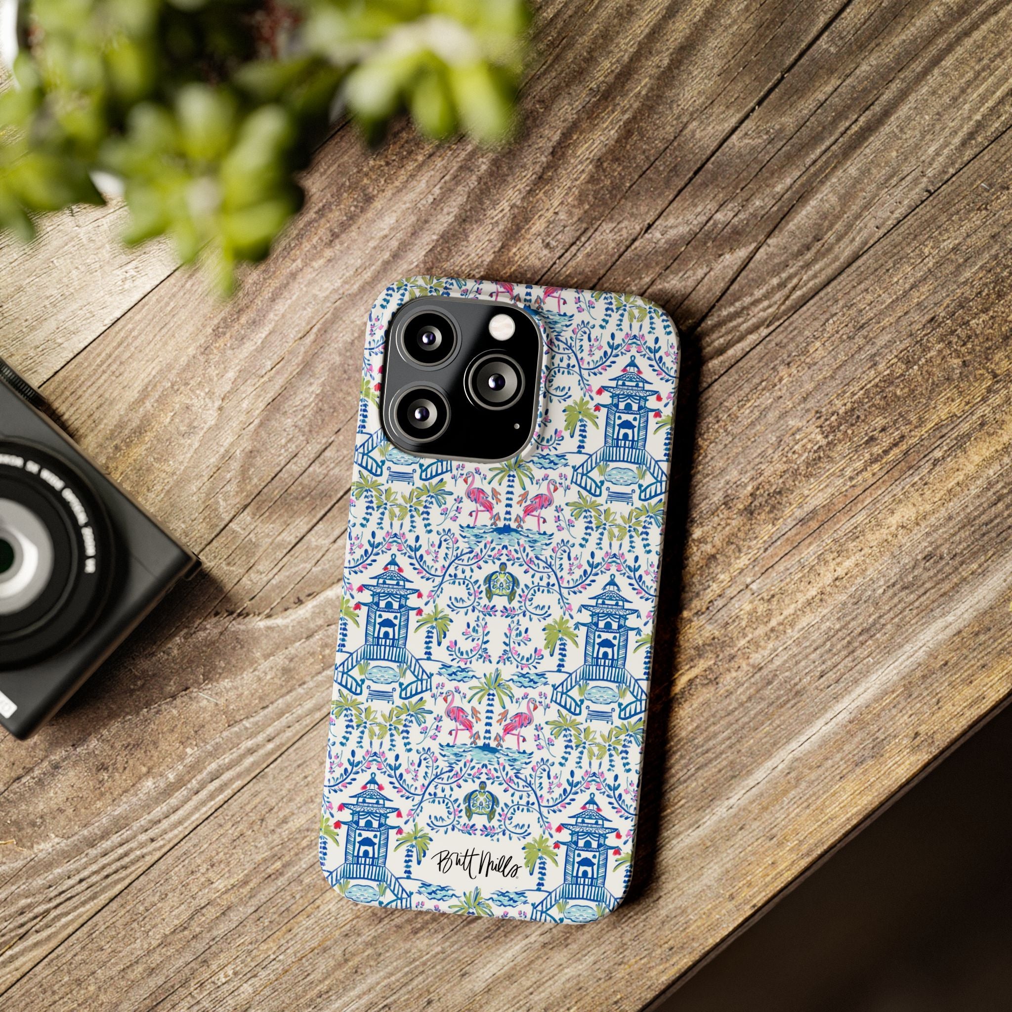 Colorful Chinoiserie Slim Phone Case