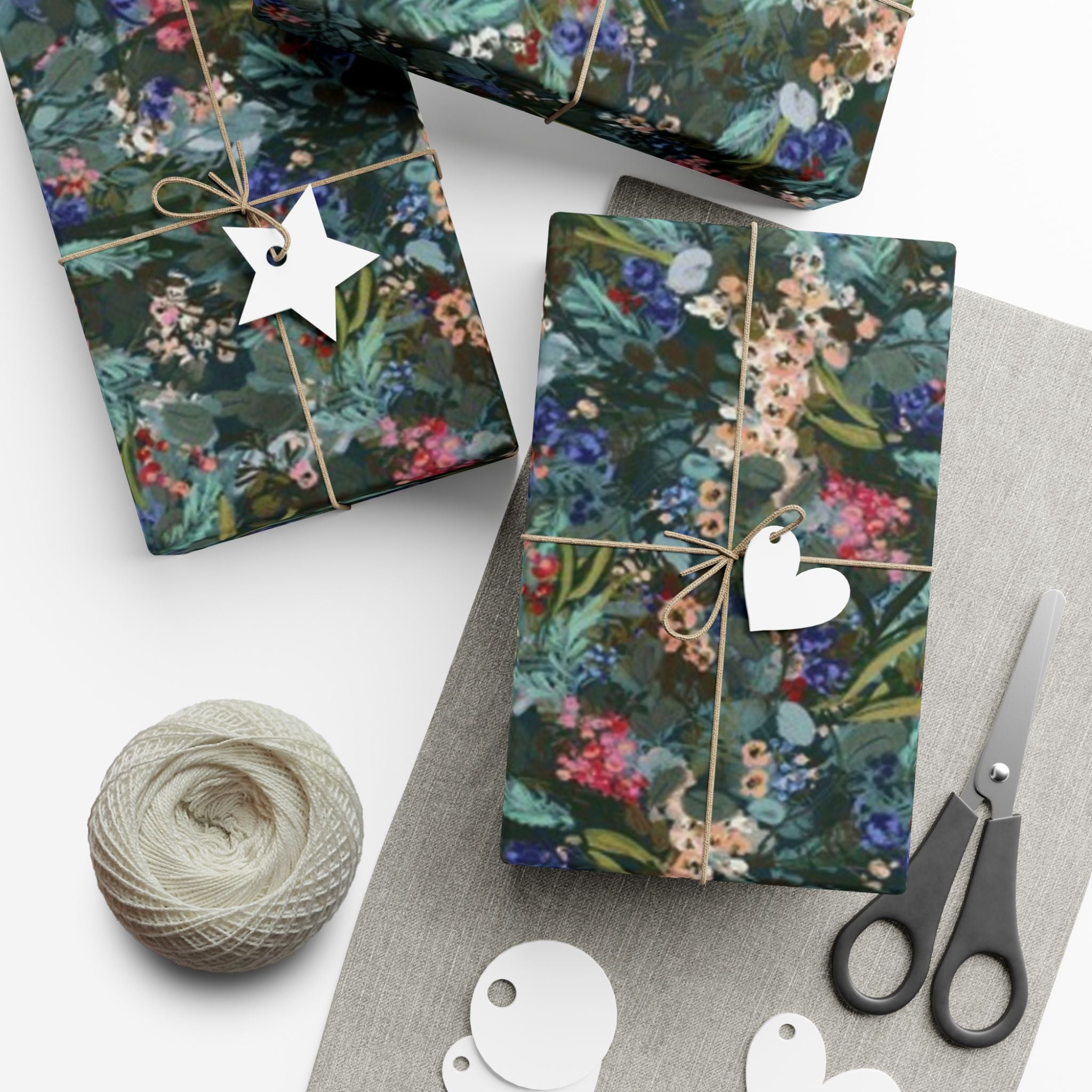 Winter Berry Wrapping Paper Roll