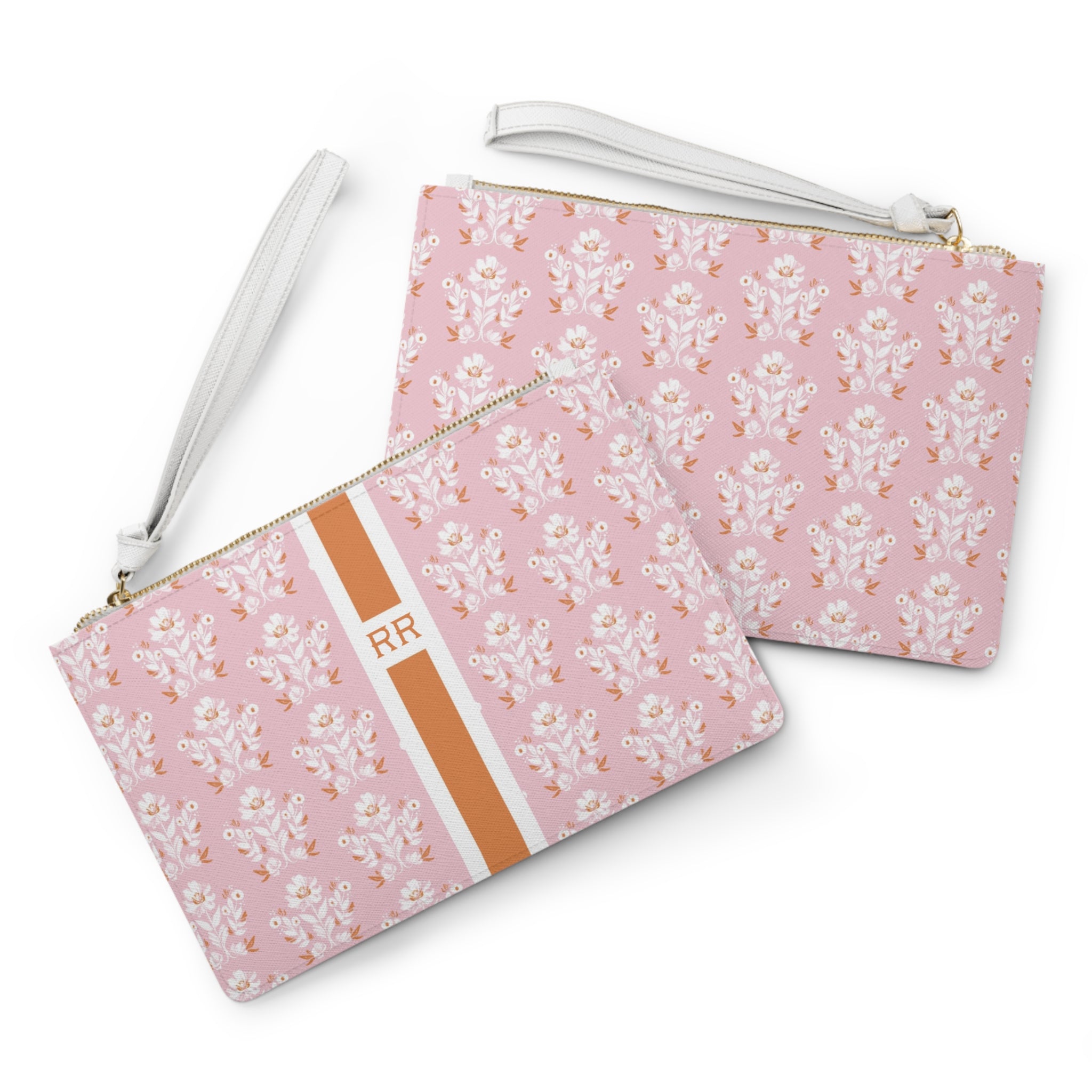Evangeline Striped Monogrammed Mahjong Card Holder