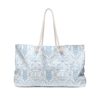 Palm Beach (Sky) Striped Monogrammed Mahjong Bag