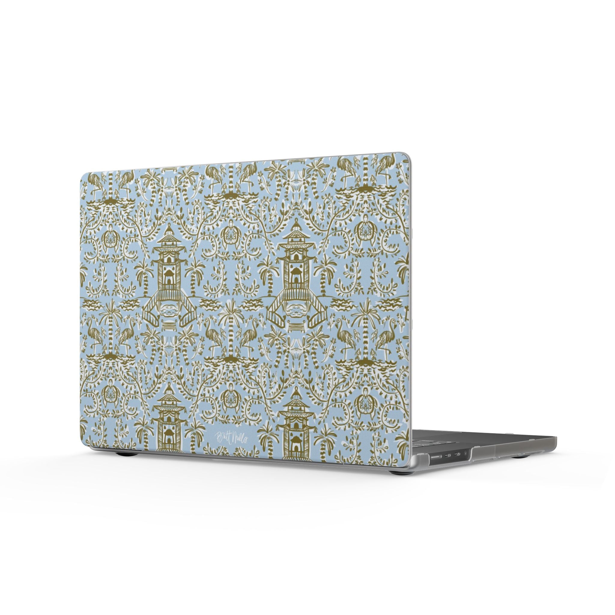 Soirée Blue Matte MacBook Cases