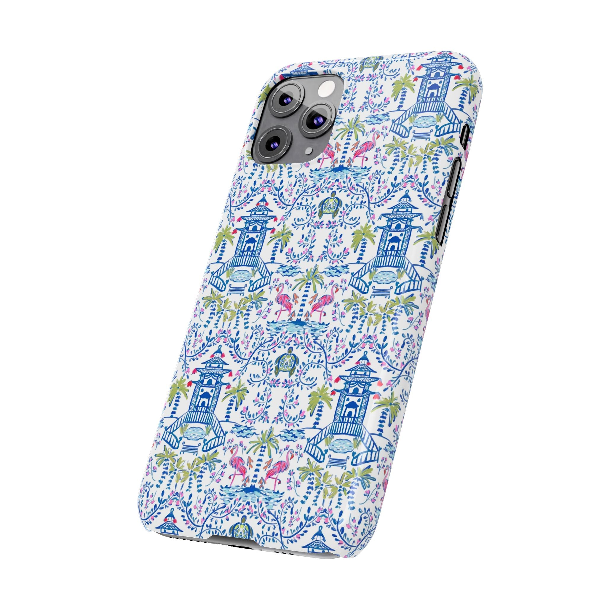 Colorful Chinoiserie Slim Phone Case