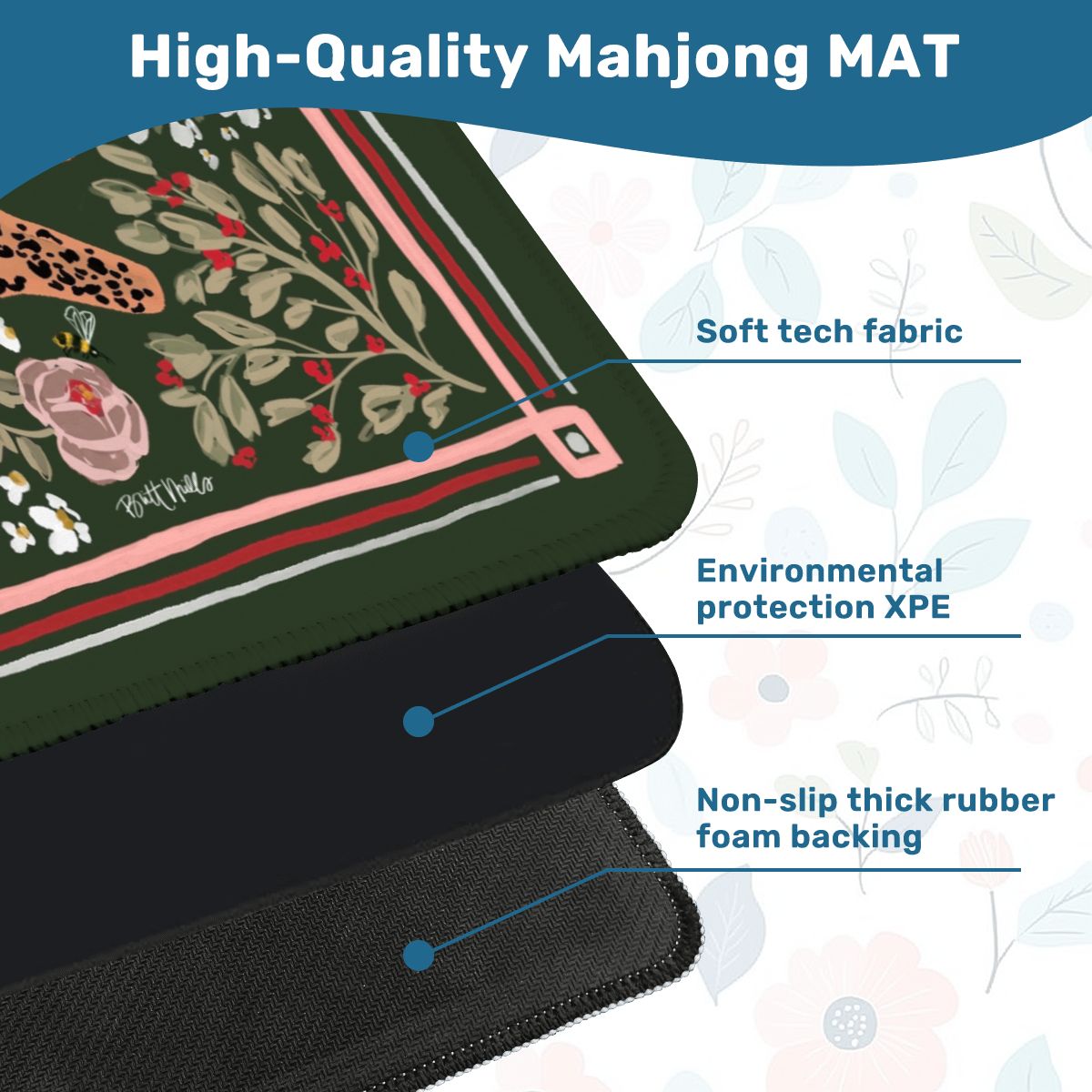 Legacy Mini Travel Mahjong Mat (Non-Neoprene)