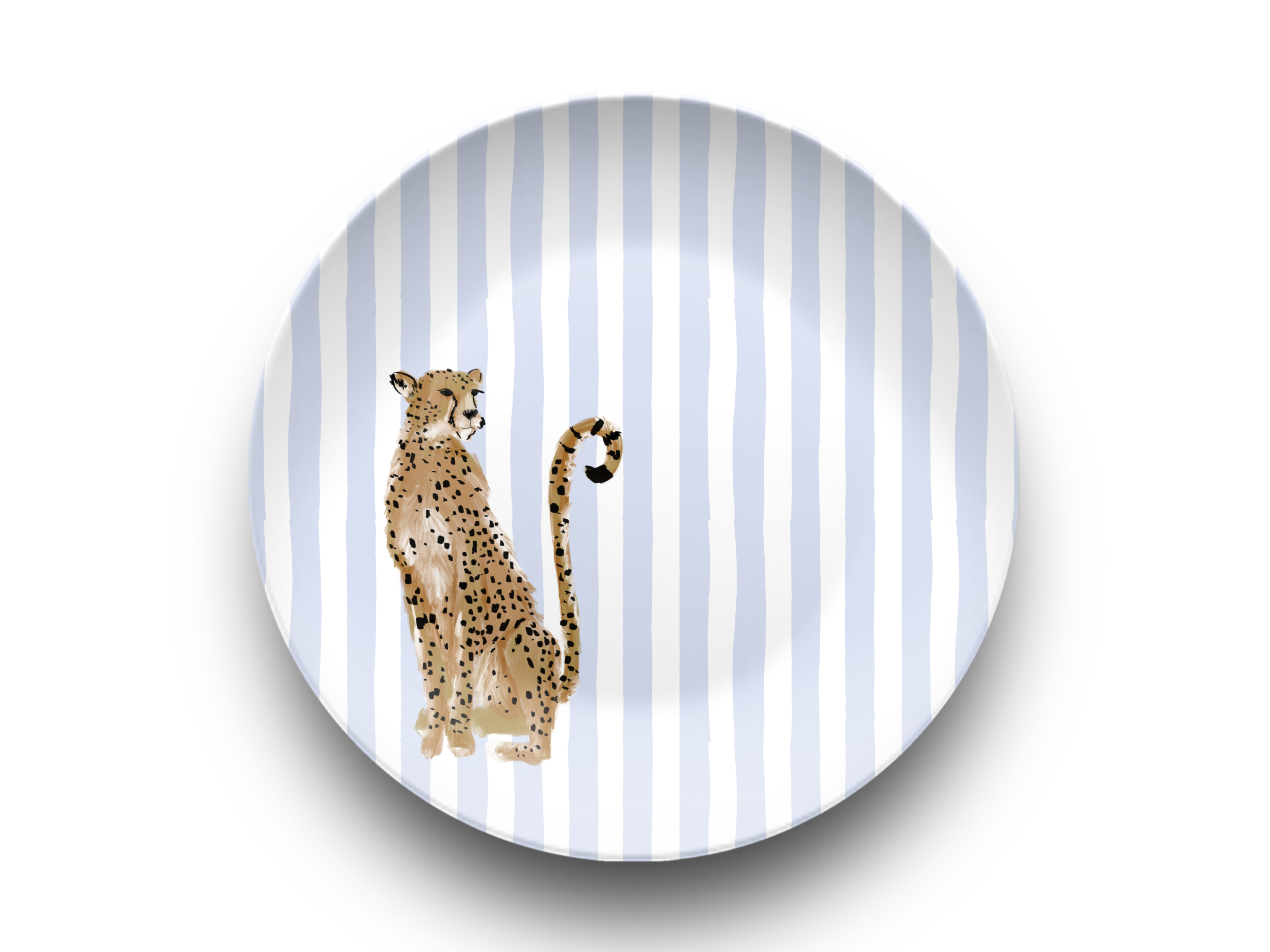 Preppy Cheetah Dinnerware Collection (Unbreakable and BPA-free)