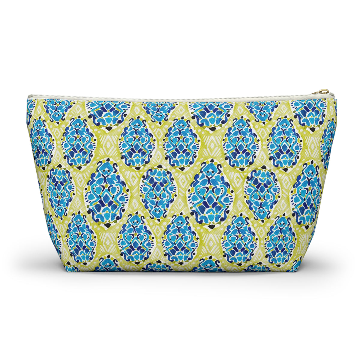Boho Tropics Striped Monogrammed Pouch