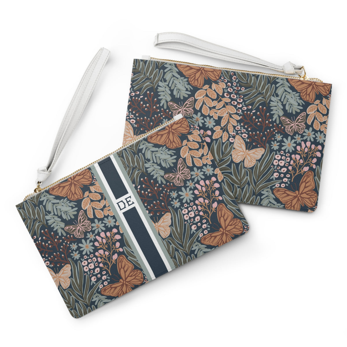 Dabney Striped Monogrammed Mahjong Card Holder