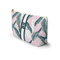 Queensland Striped Monogrammed Pouch