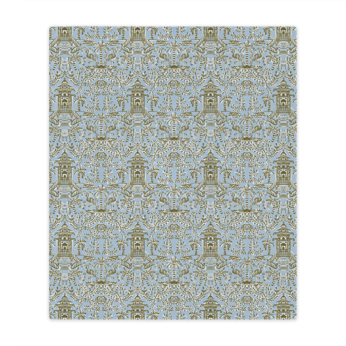 Soirée Blue Minky Blanket
