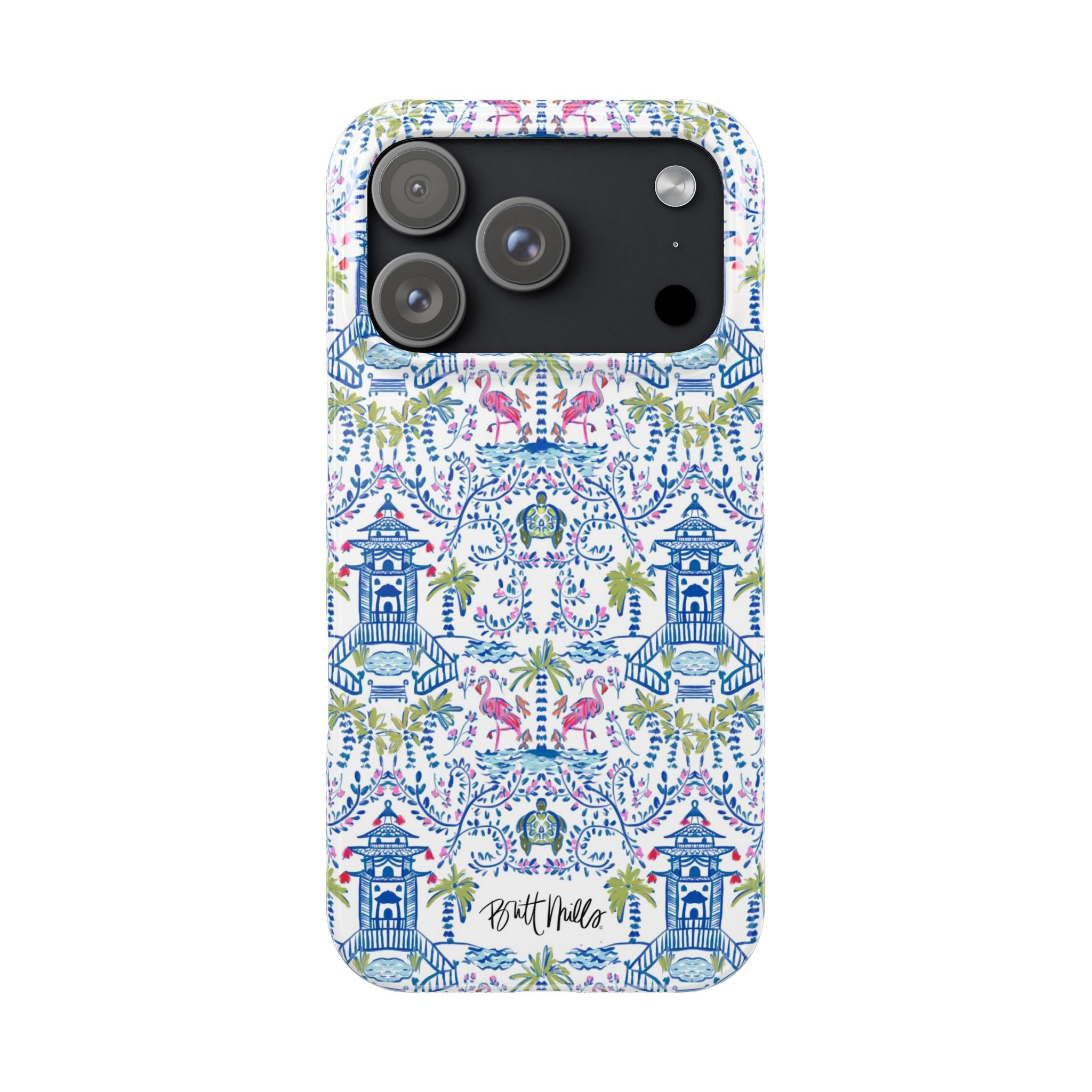 Colorful Chinoiserie Slim Phone Case