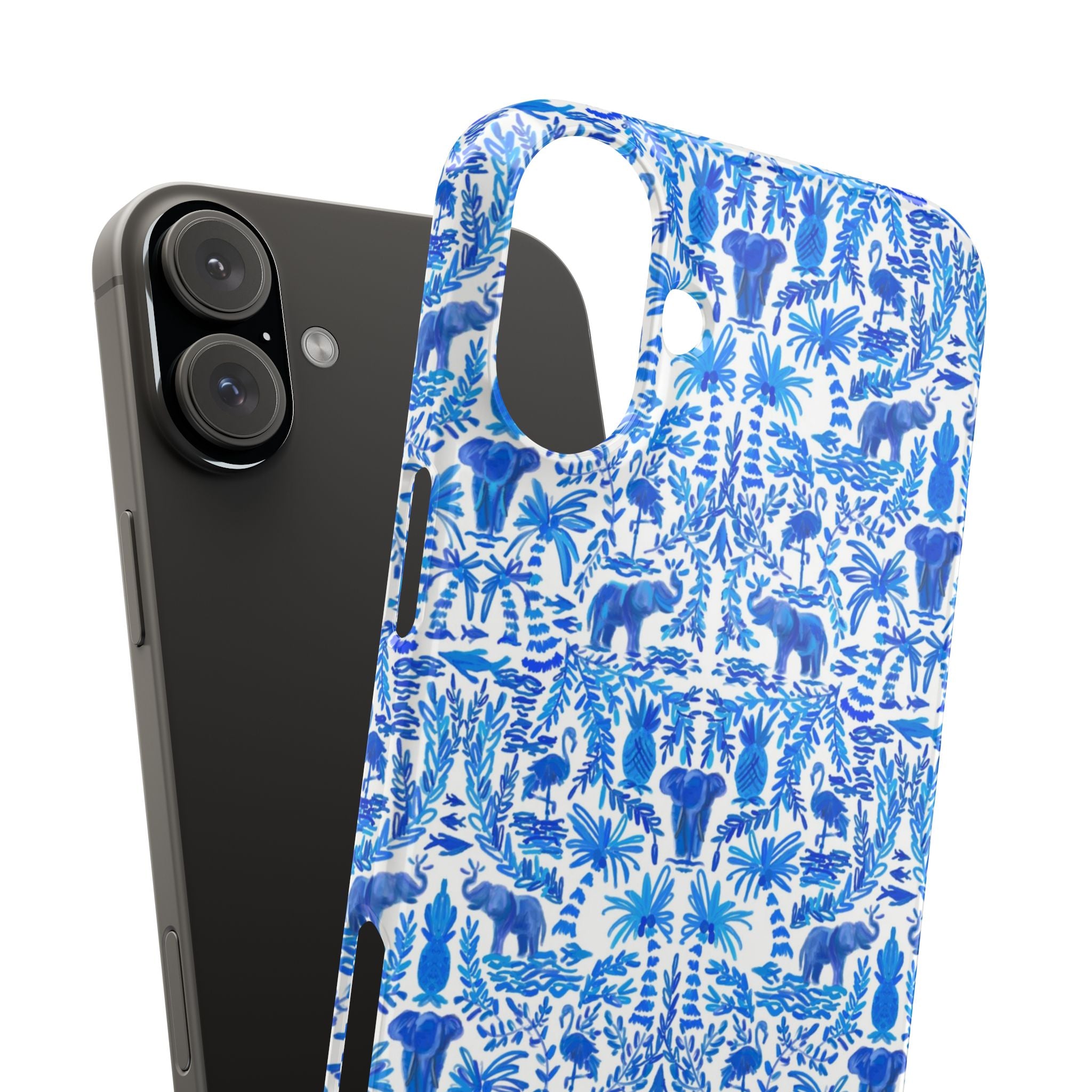 Elephant Fun Slim Phone Case
