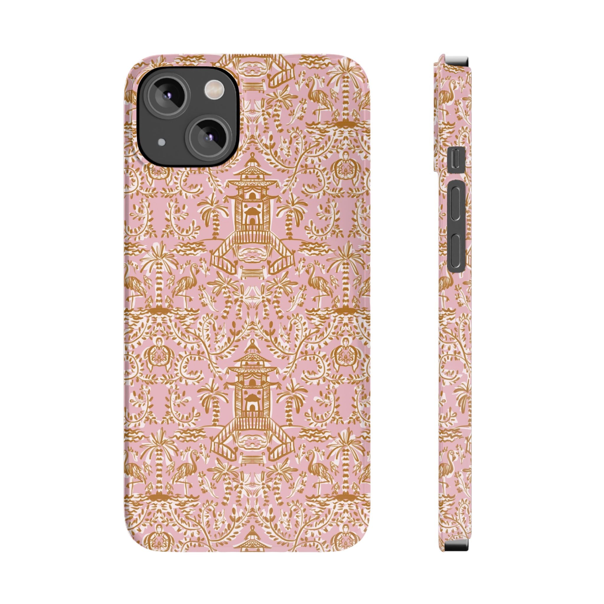 Soirée Pink Slim Phone Case