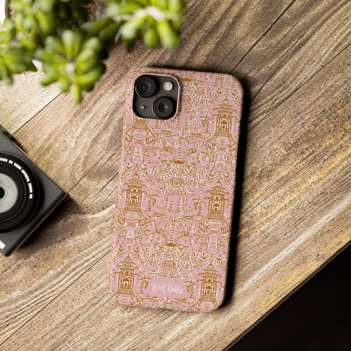 Soirée Pink Slim Phone Case