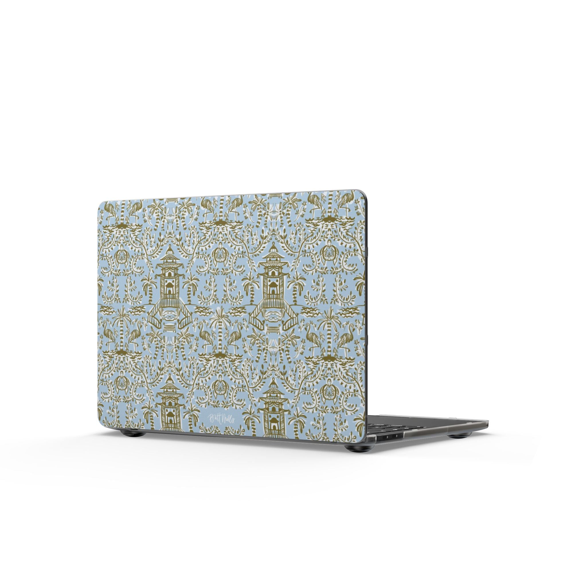 Soirée Blue Matte MacBook Cases