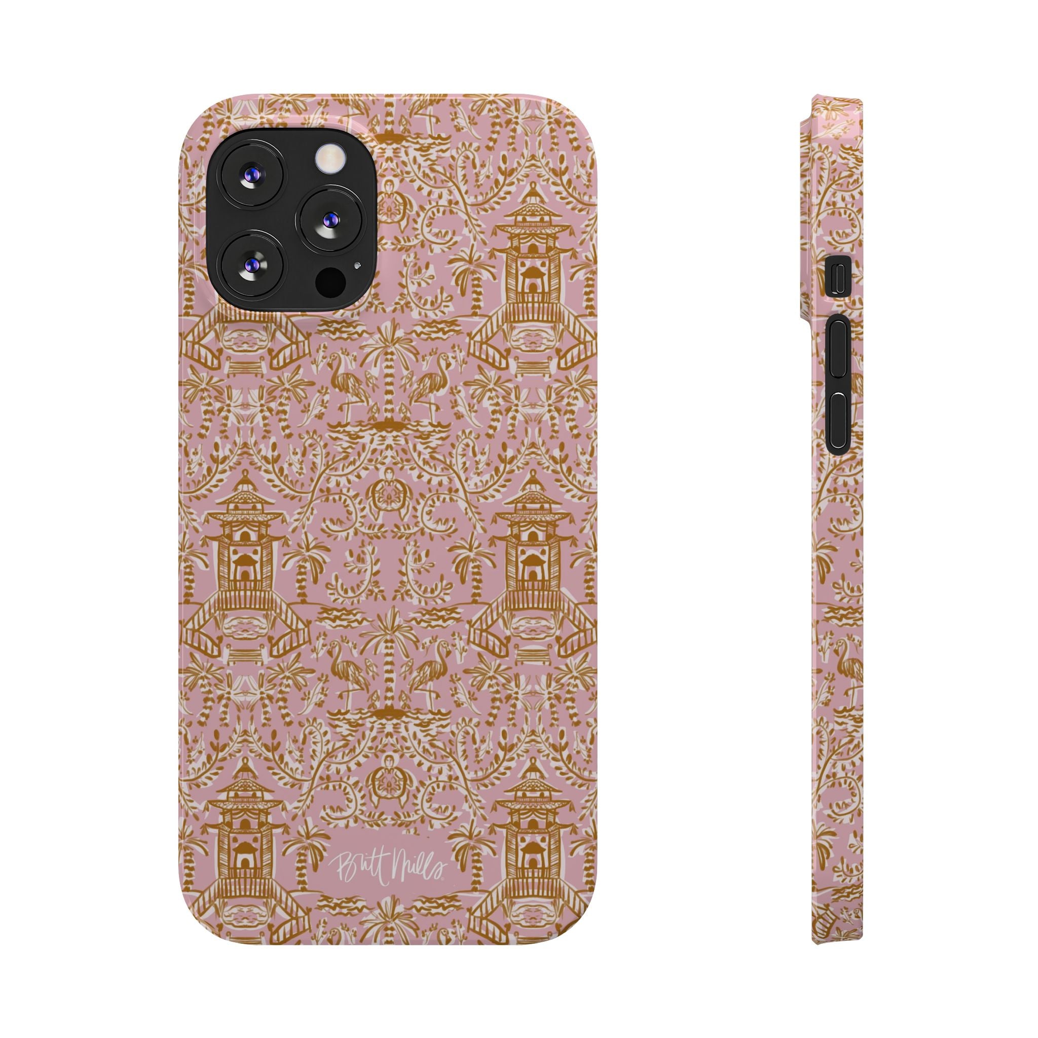Soirée Pink Slim Phone Case