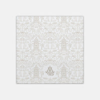 Palm Beach (Sand) Monogrammed Swaddle Blanket