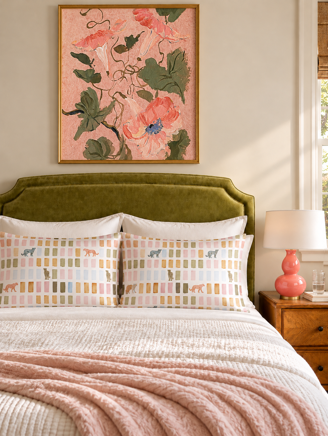 House Print Satin Pillowcase