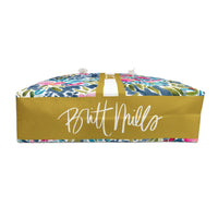 Aria Striped Monogrammed Mahjong Bag