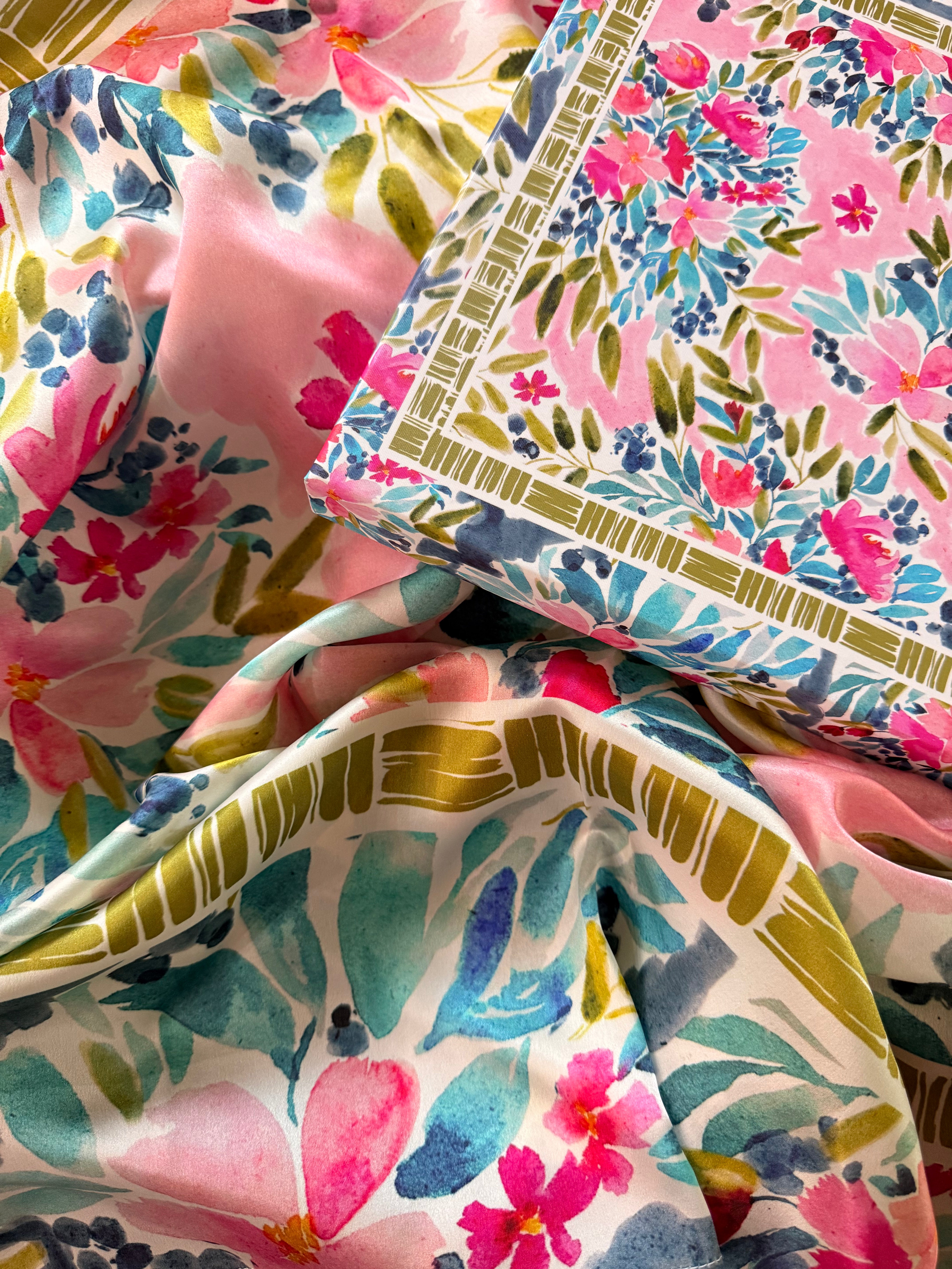 Aria Silk Scarf & Shaw