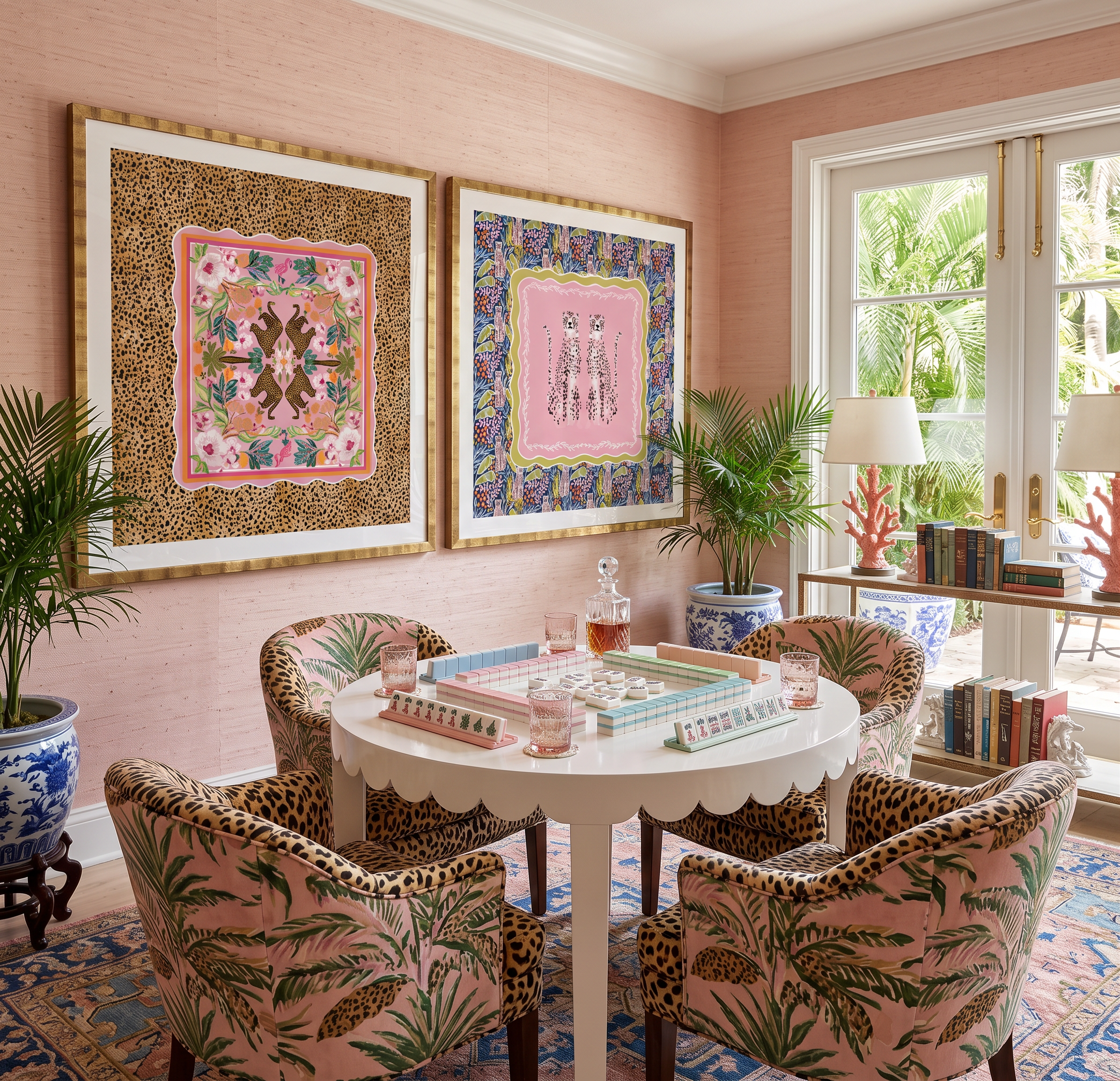 Regency Mahjong Mat Art Print