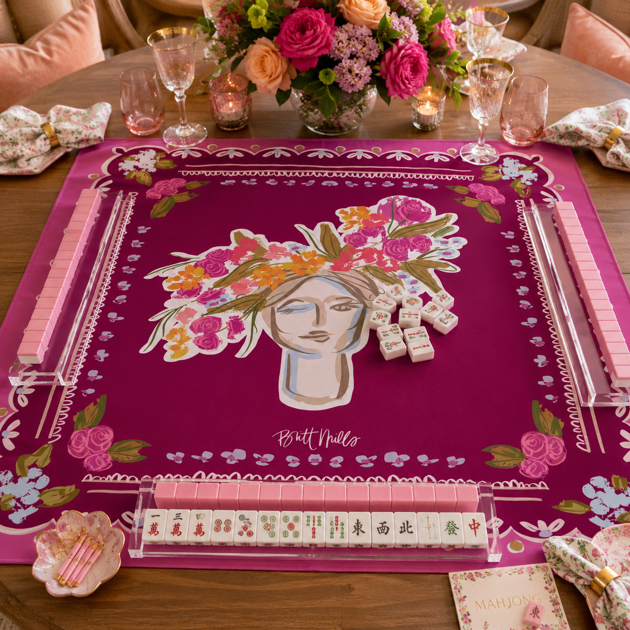 Scarlett Neoprene Mahjong Mat