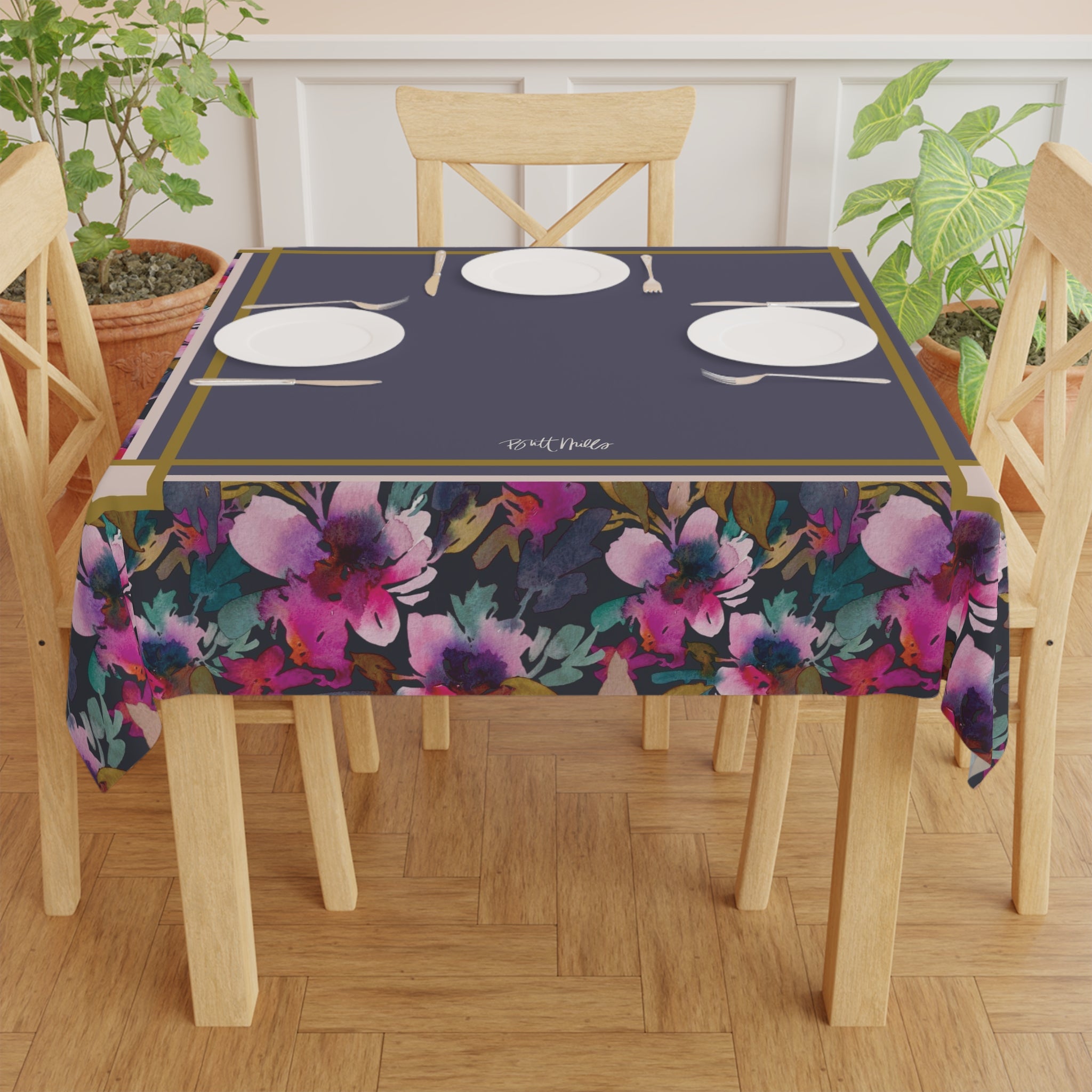 Flourish Square Tablecloth