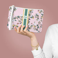 Blossom Garden Striped Monogrammed Mahjong Card Holder