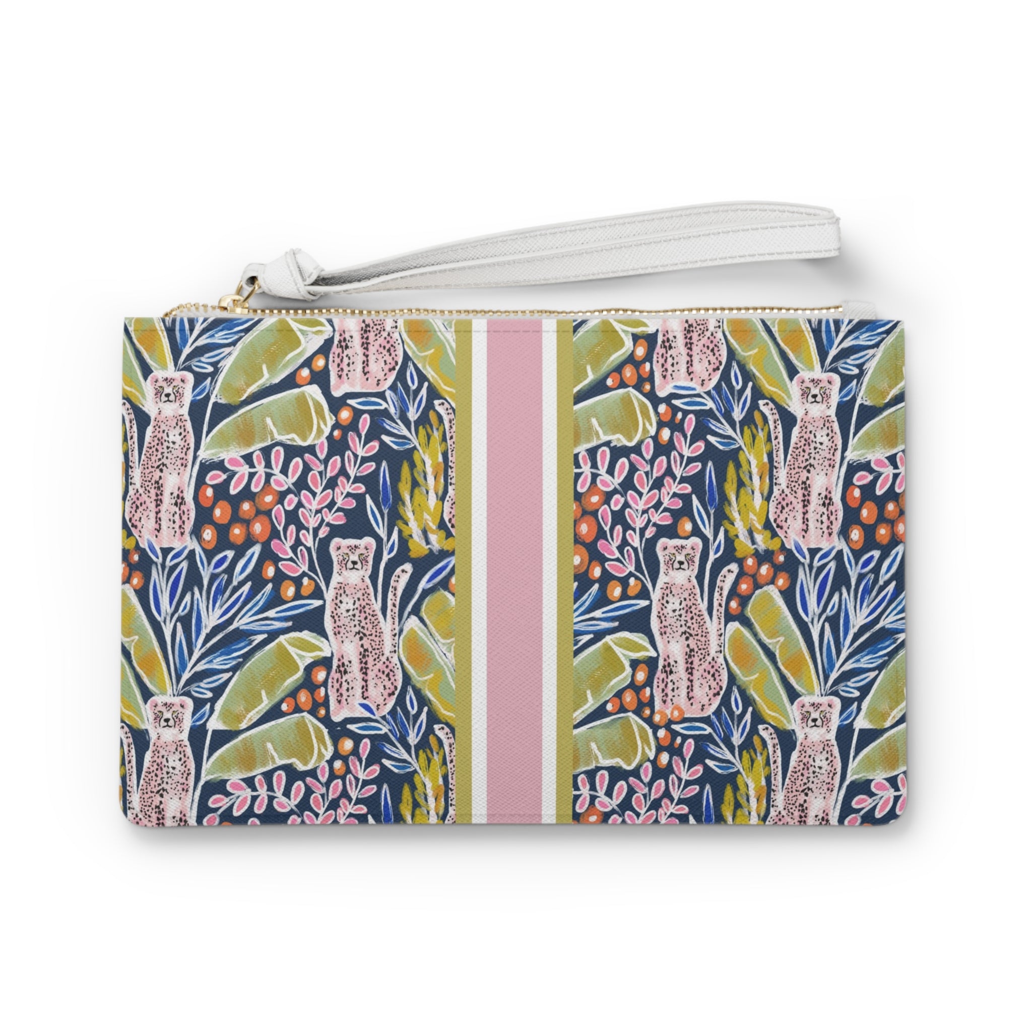 Regency Striped Monogrammed Mahjong Card Holder