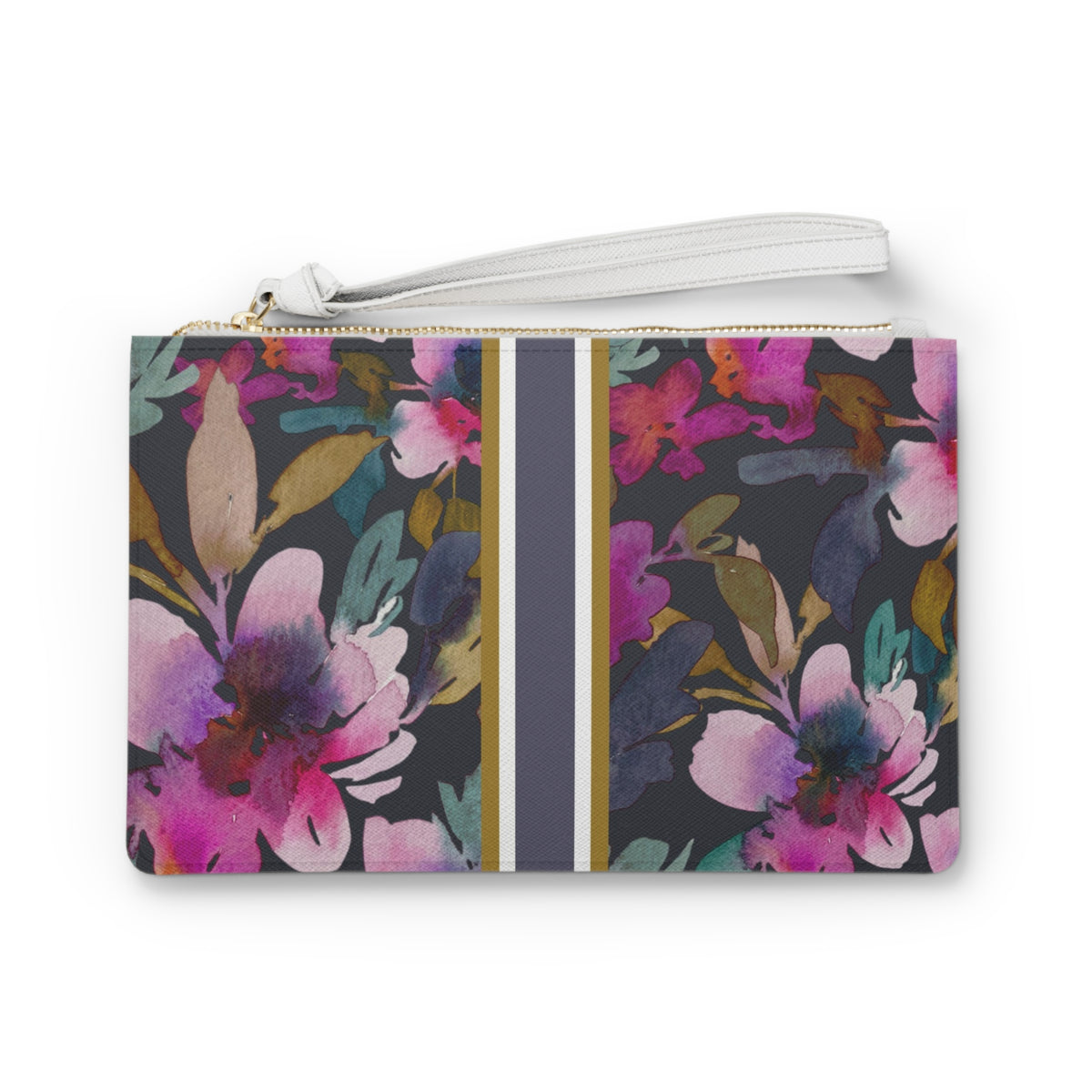 Flourish Striped Monogrammed Mahjong Card Holder