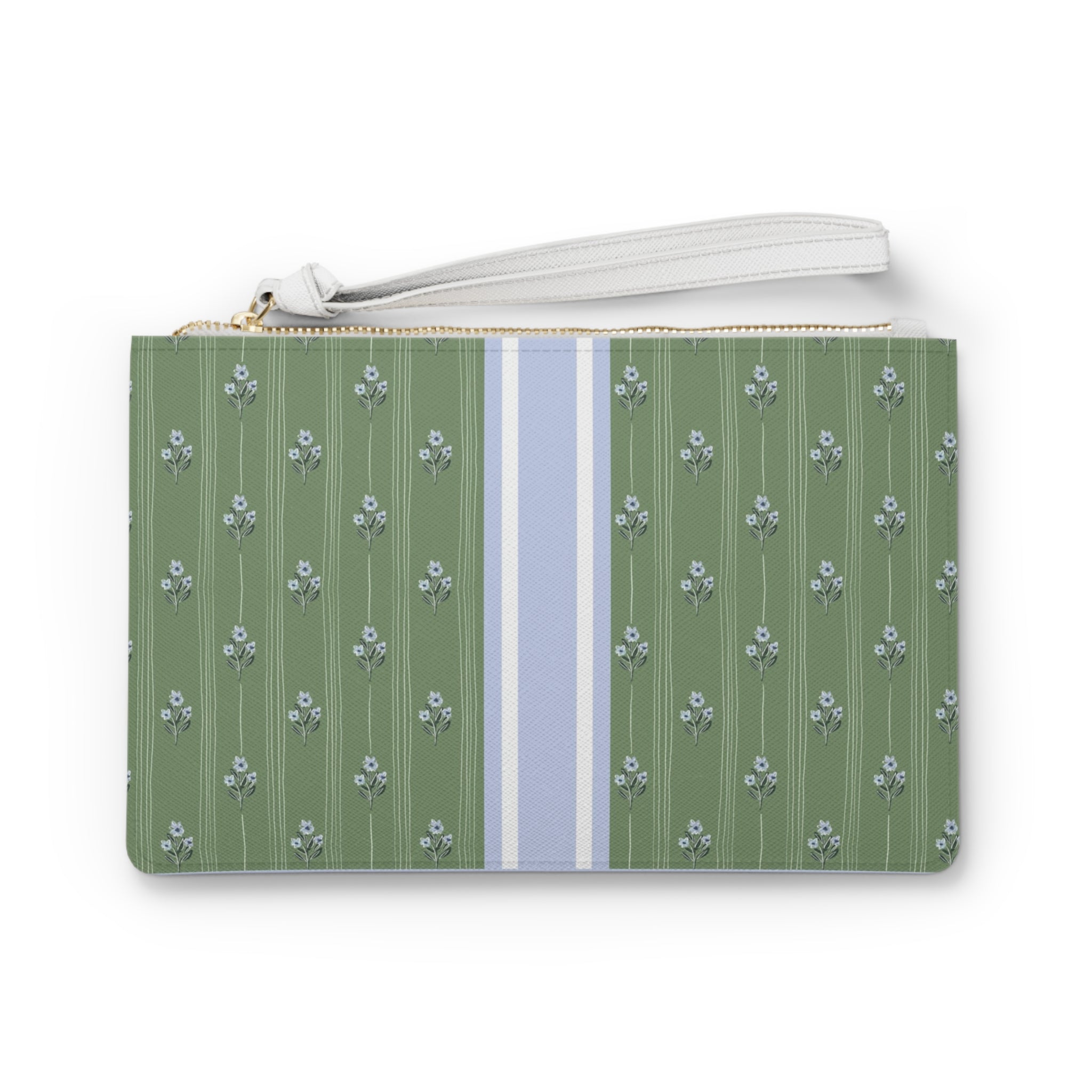 Zera Bloom Striped Monogrammed Mahjong Card Holder