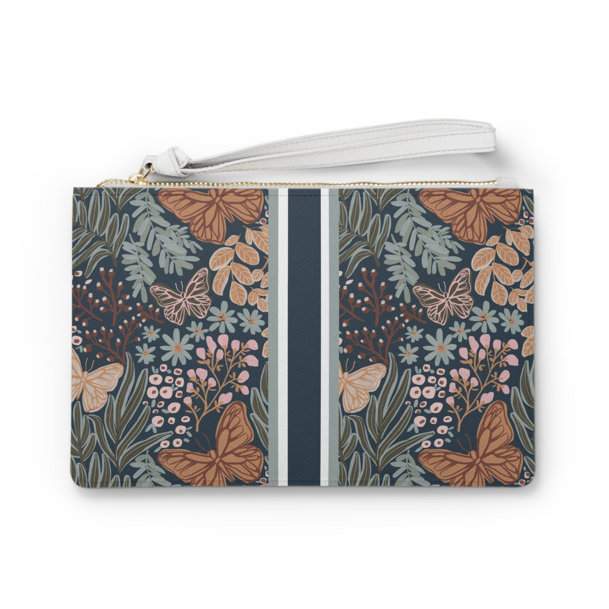 Dabney Striped Monogrammed Mahjong Card Holder
