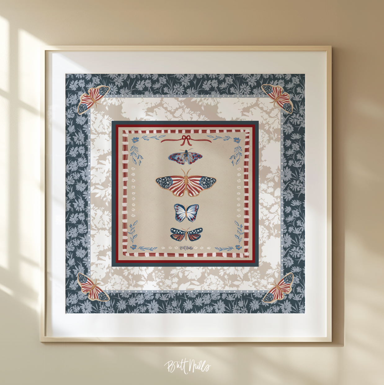 Glory Mahjong Mat Art Print