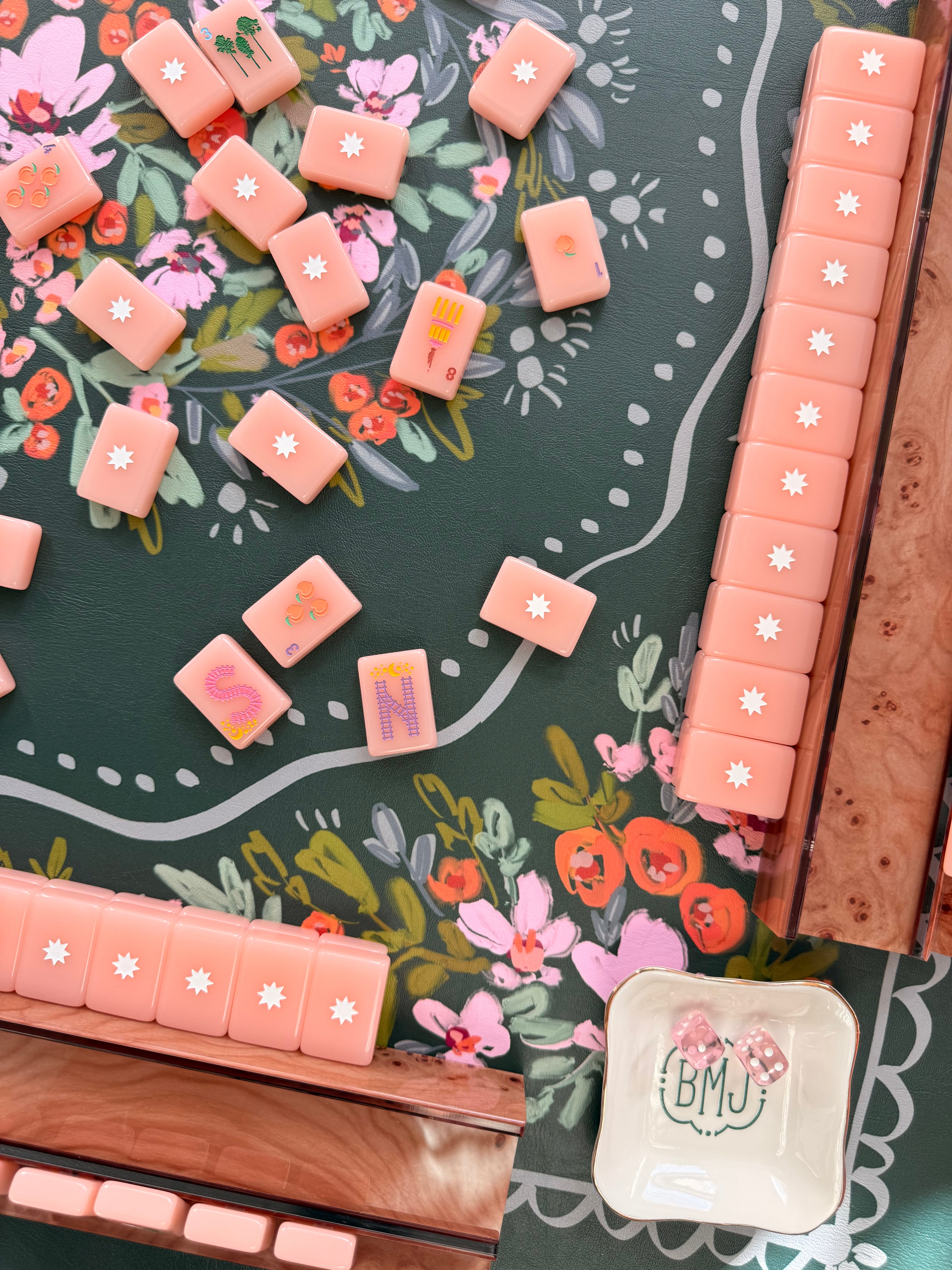 Savannah Leatherette Mahjong Mat