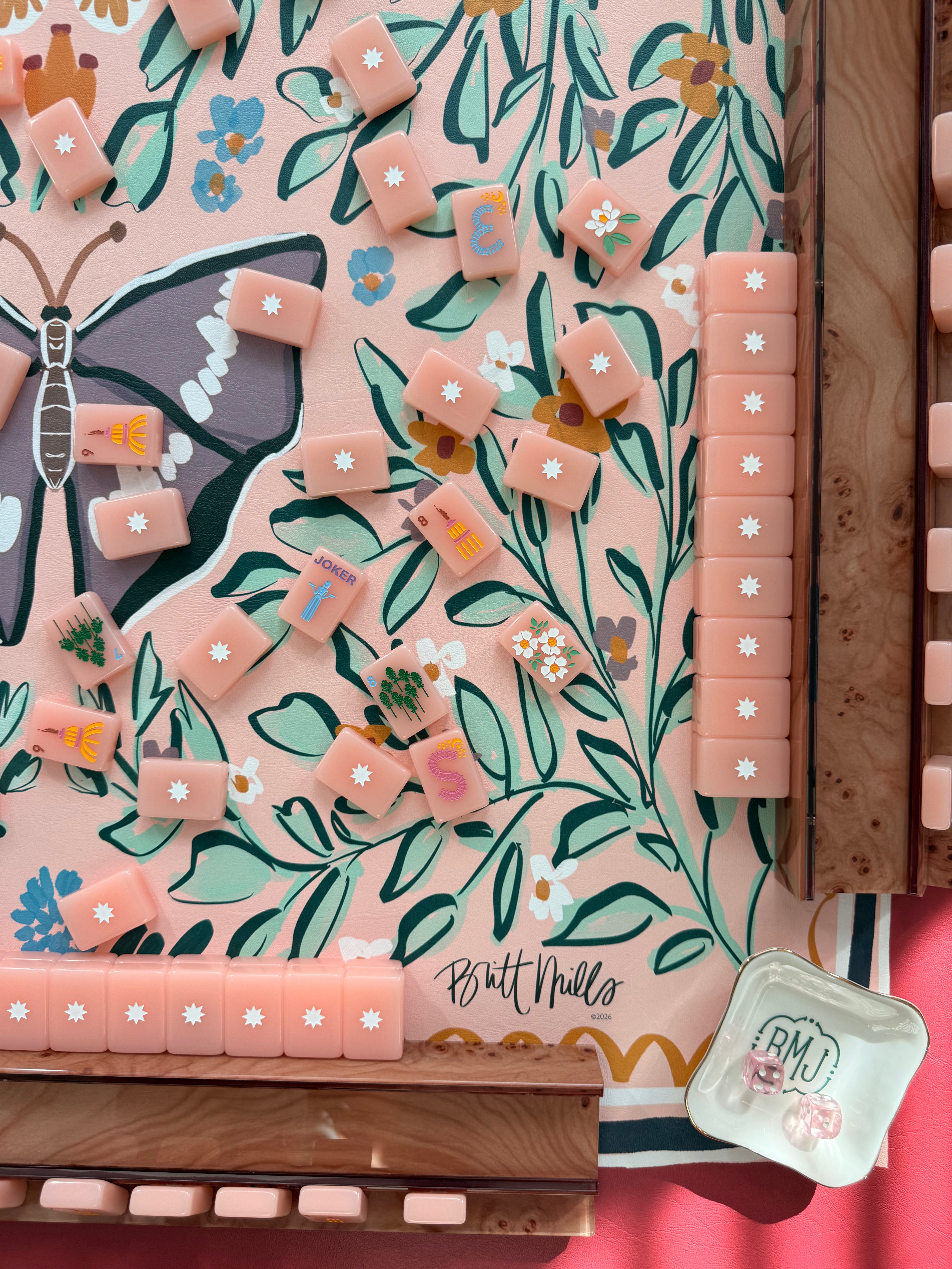 Novella Leatherette Mahjong Mat