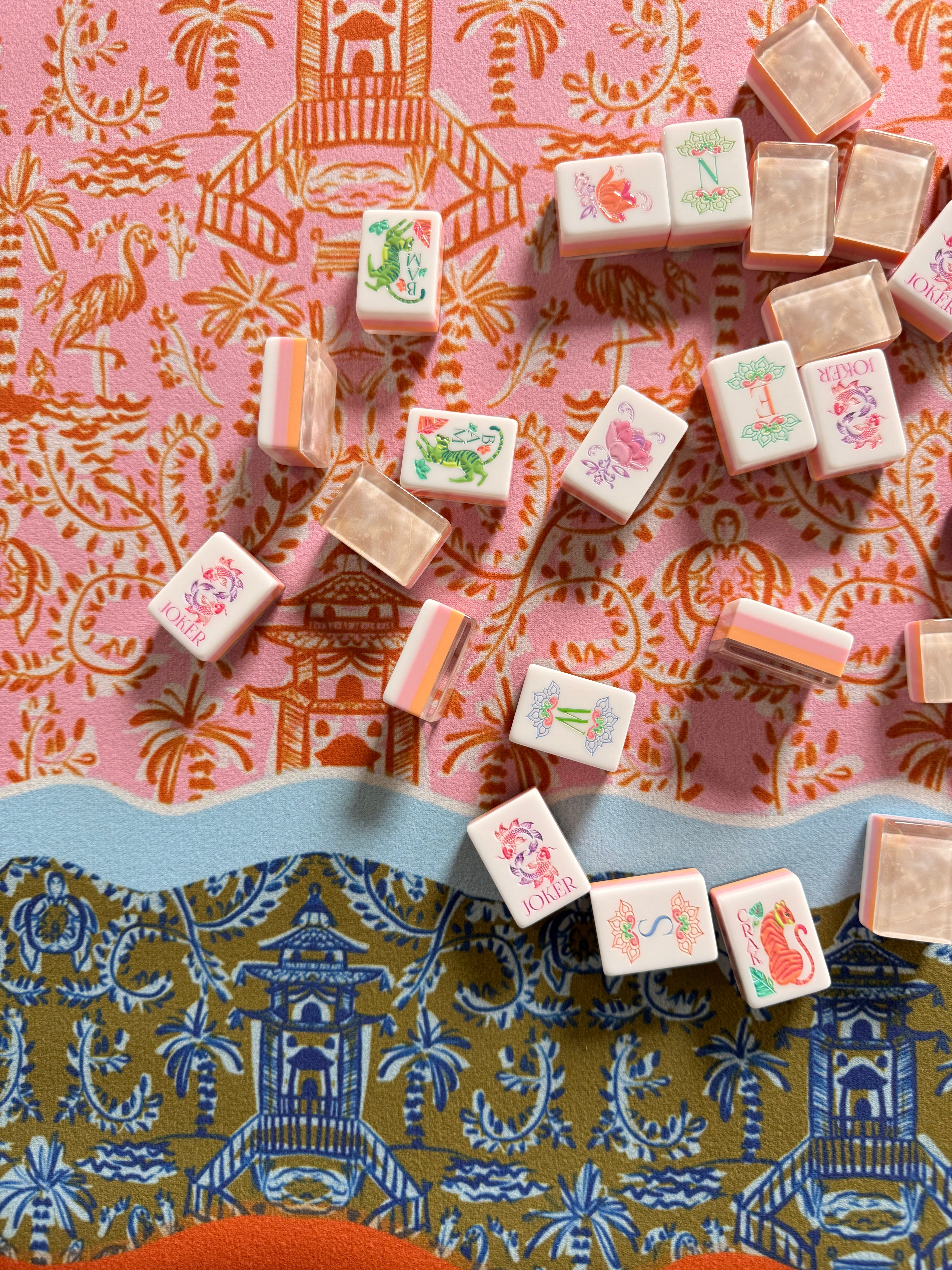 Soirée Scalloped-Edge Mahjong Mat (Non-Neoprene)