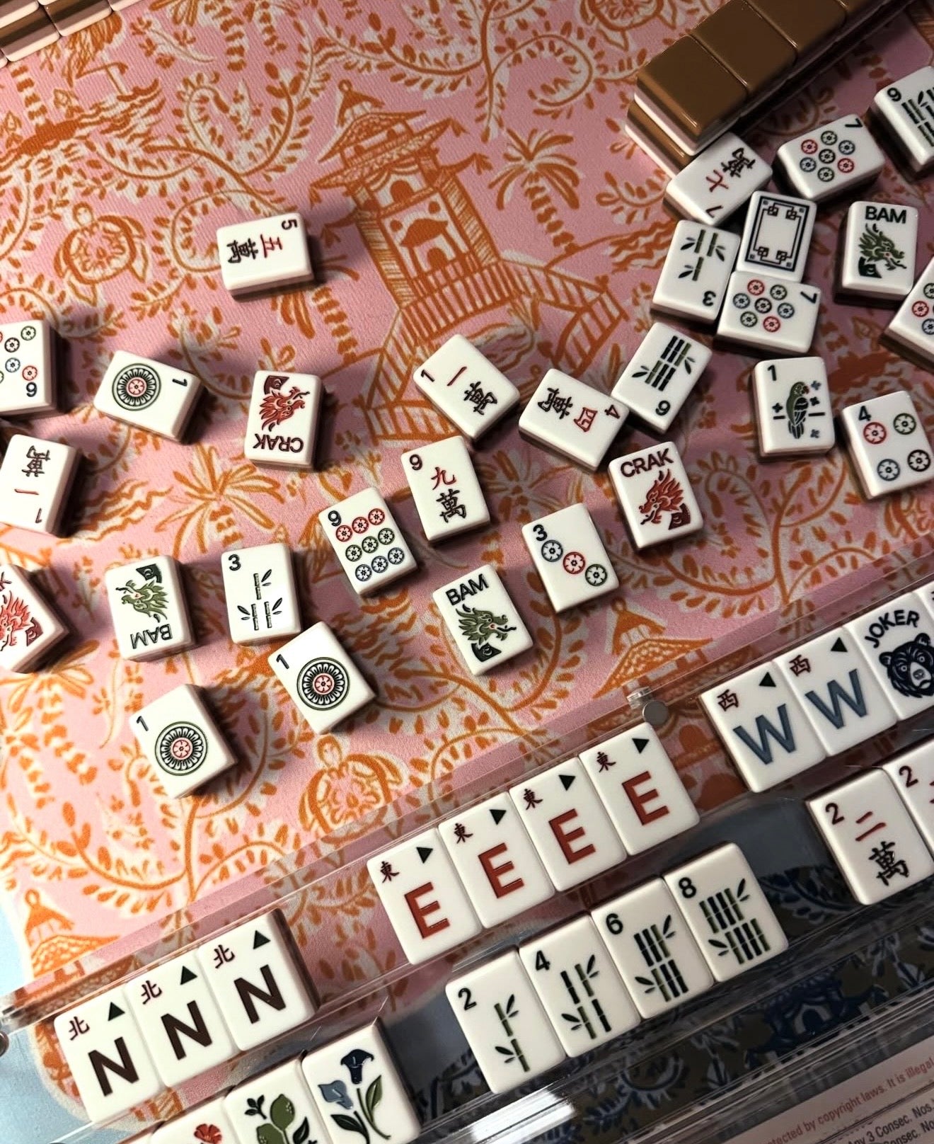 Soirée Scalloped-Edge Mahjong Mat (Non-Neoprene)