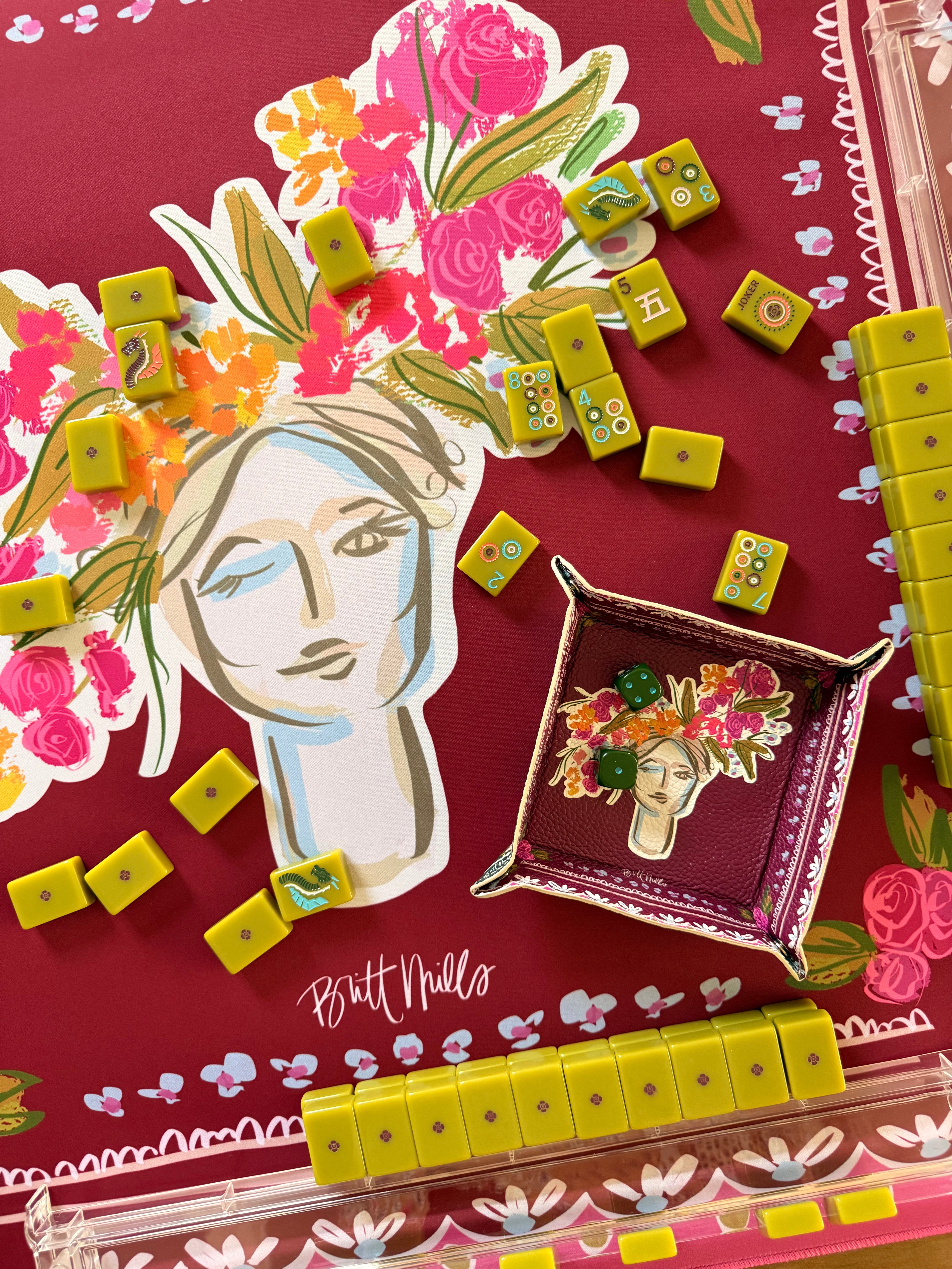 Scarlett Neoprene Mahjong Mat