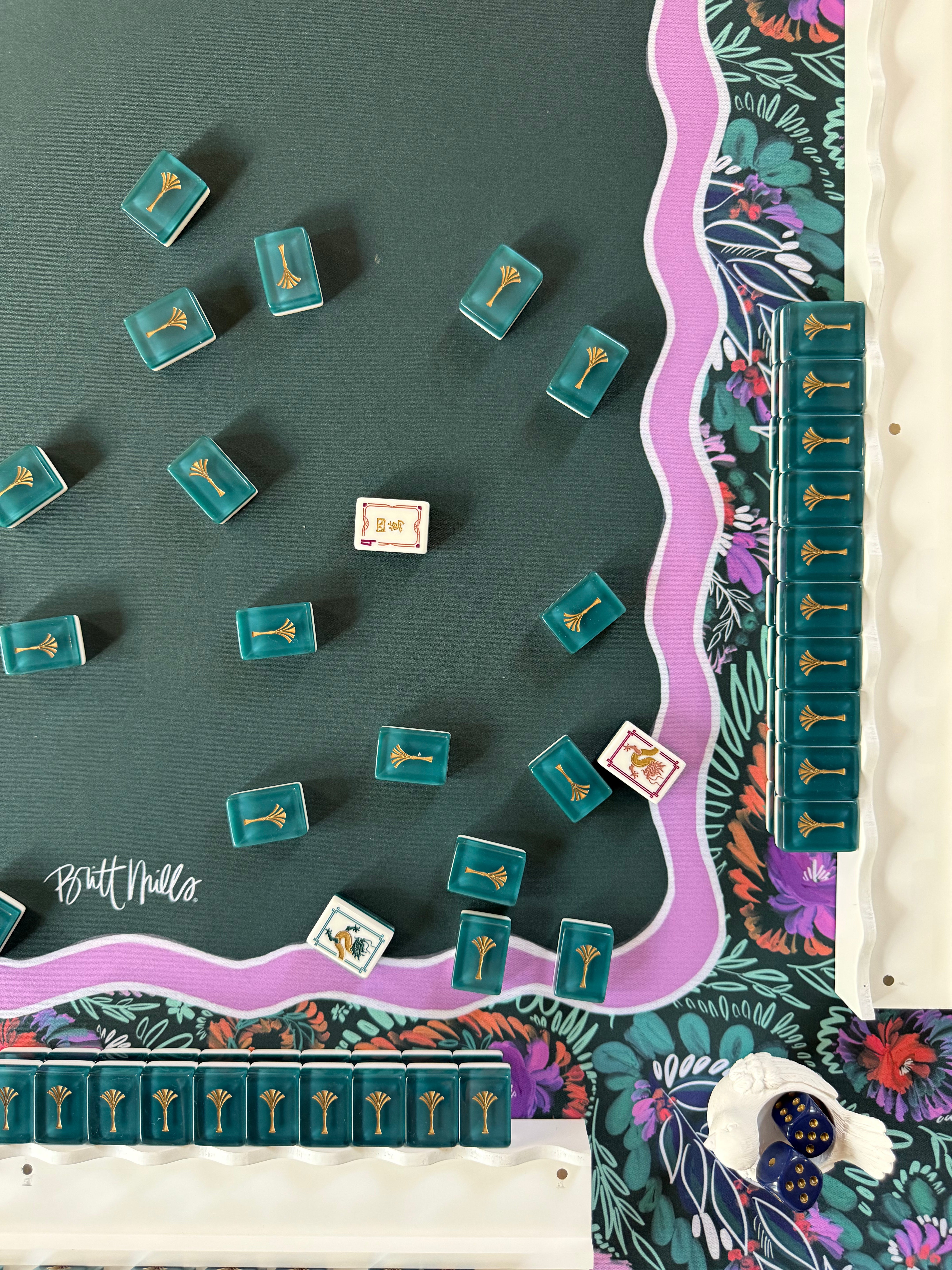 Wren Neoprene Mahjong Mat