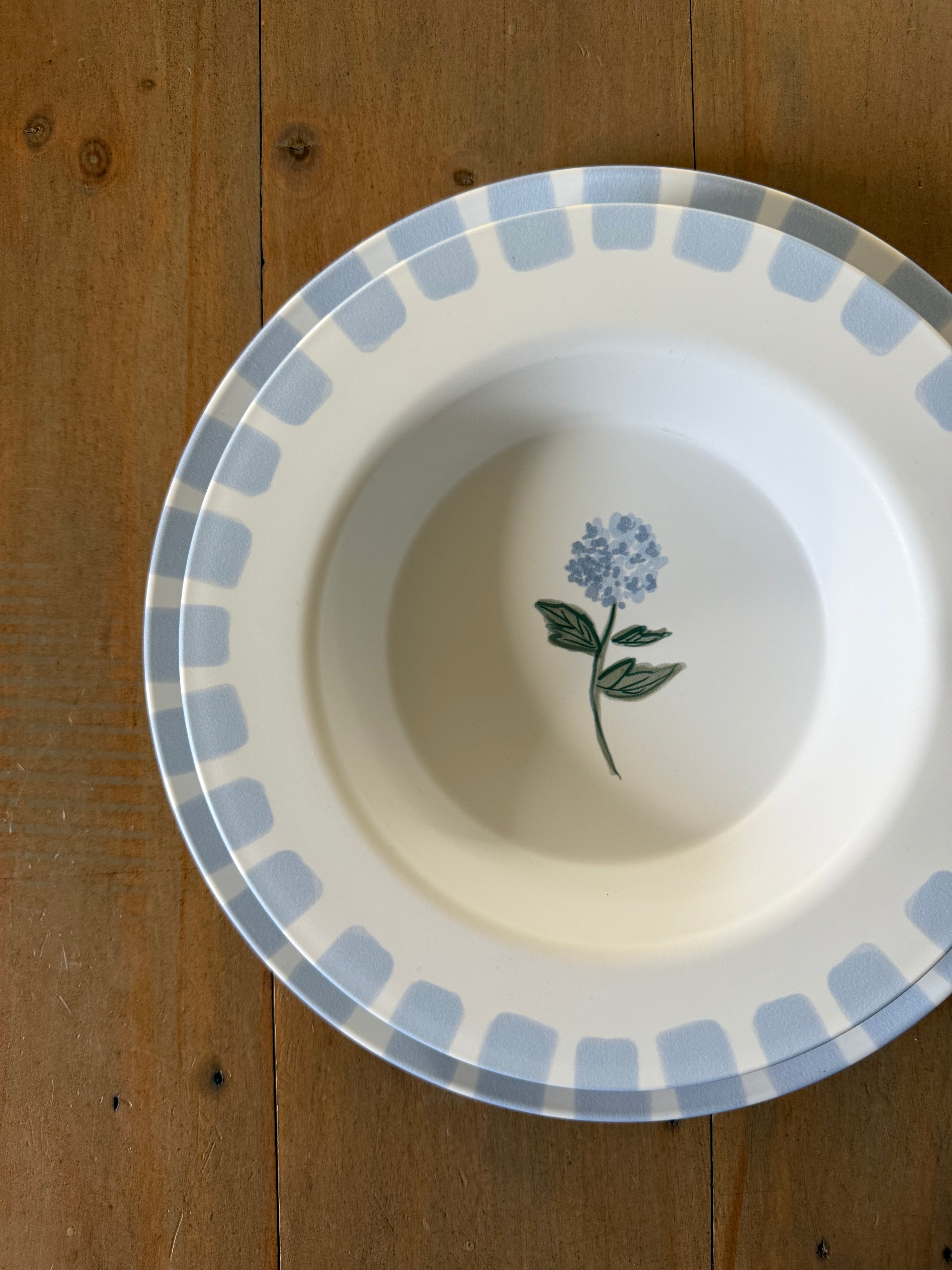 Preppy Petals Dinnerware Collection (Unbreakable and BPA-free)