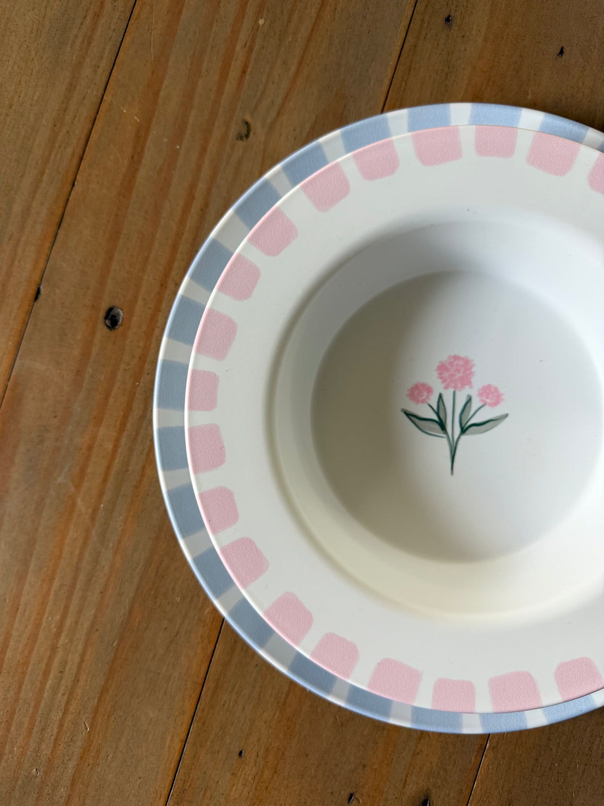 Preppy Petals Dinnerware Collection (Unbreakable and BPA-free)