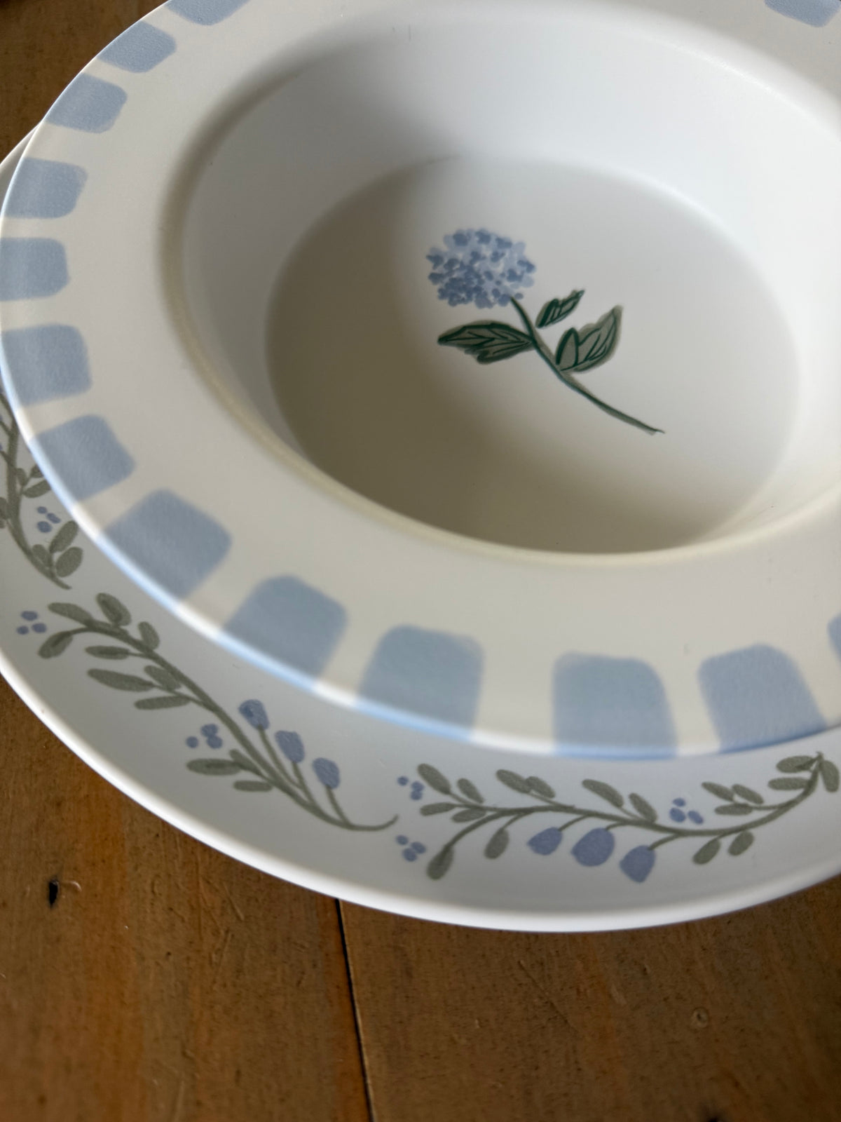 Preppy Petals Dinnerware Collection (Unbreakable and BPA-free)