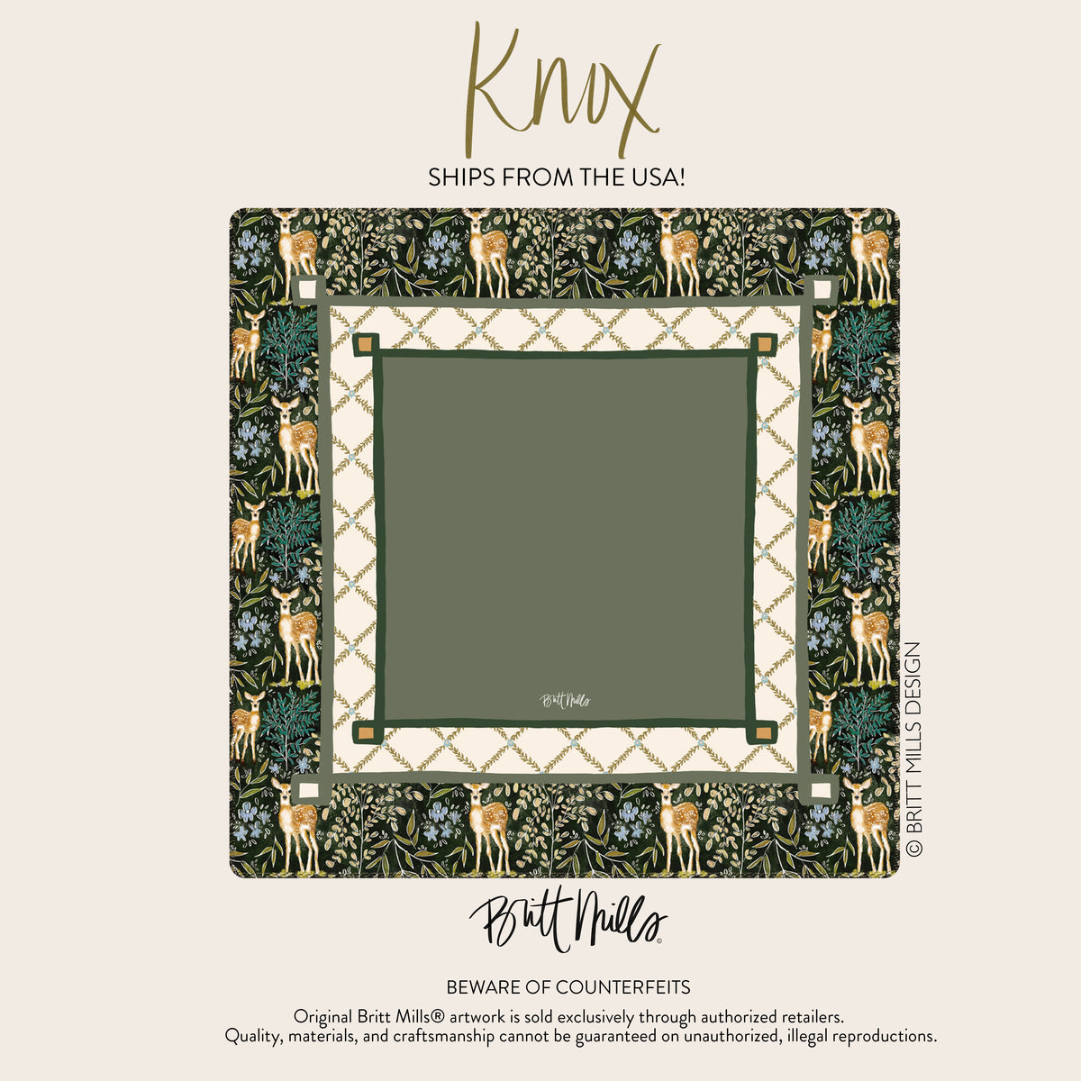 Knox Neoprene Mahjong Mat