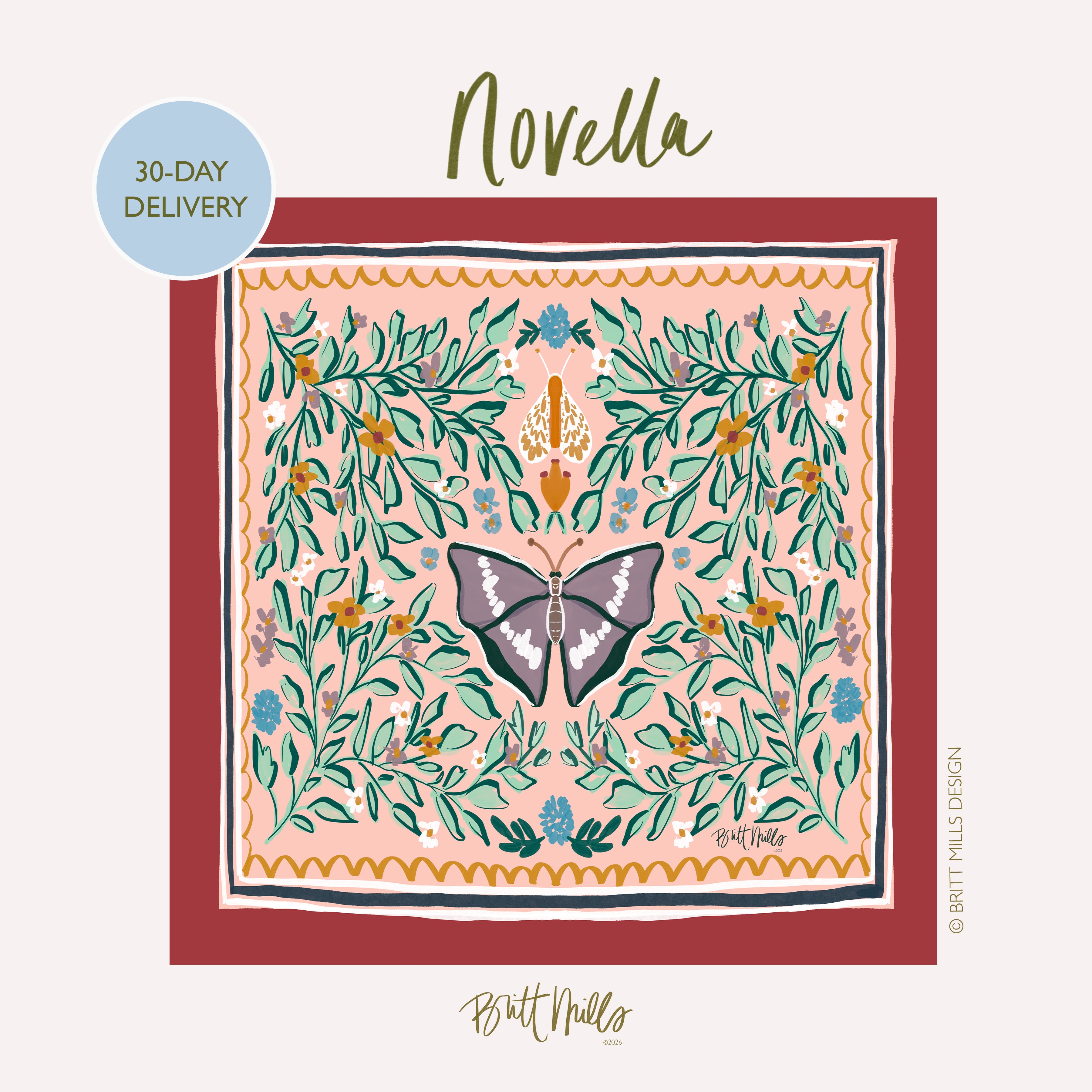 Novella Mahjong Mat (Non-Neoprene)