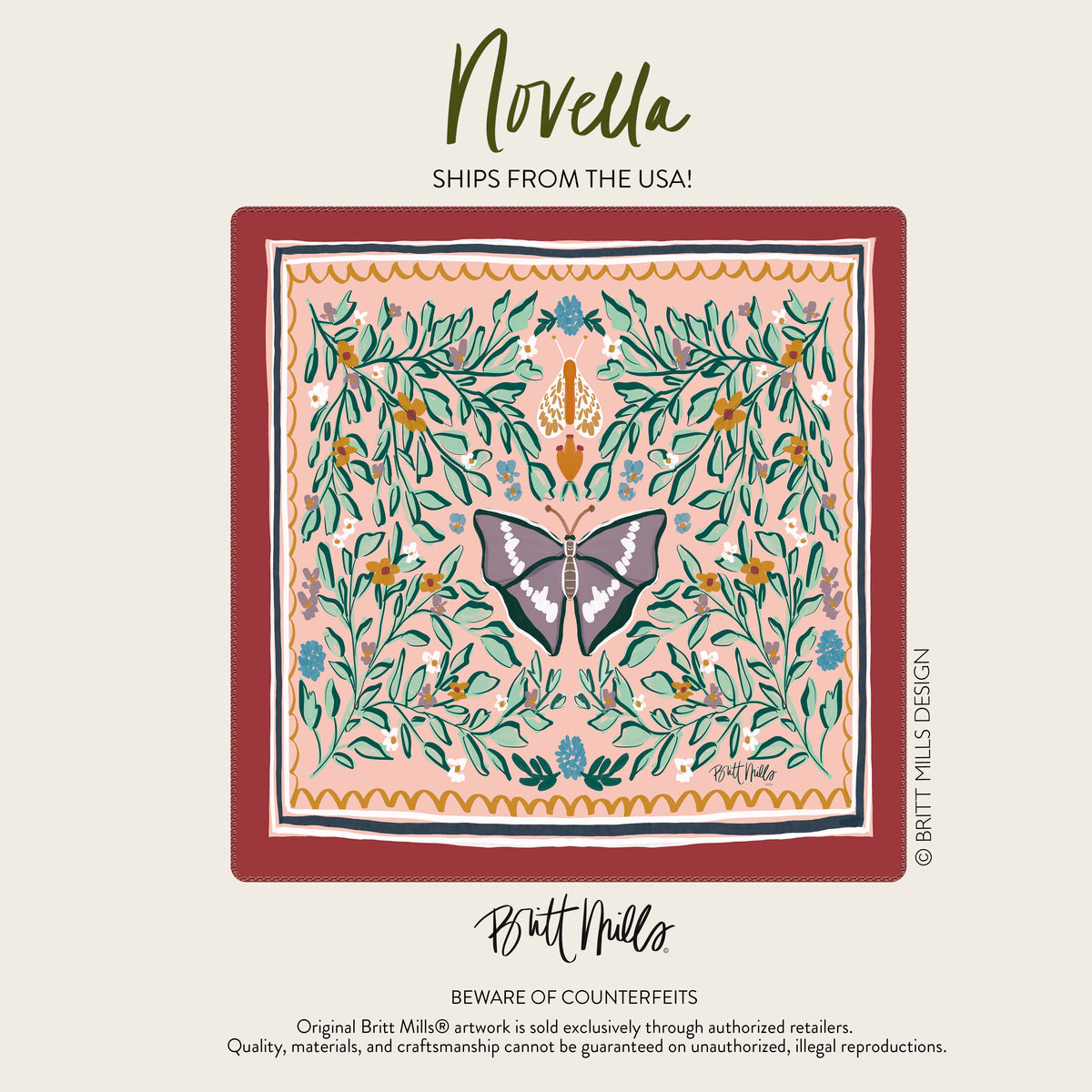 Novella Neoprene Mahjong Mat