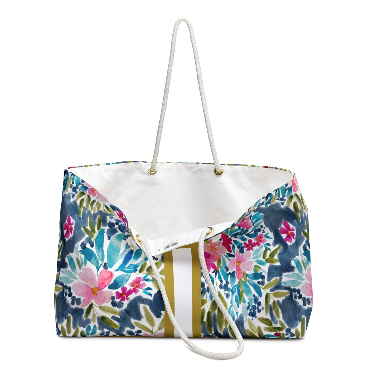 Aria Striped Monogrammed Mahjong Bag