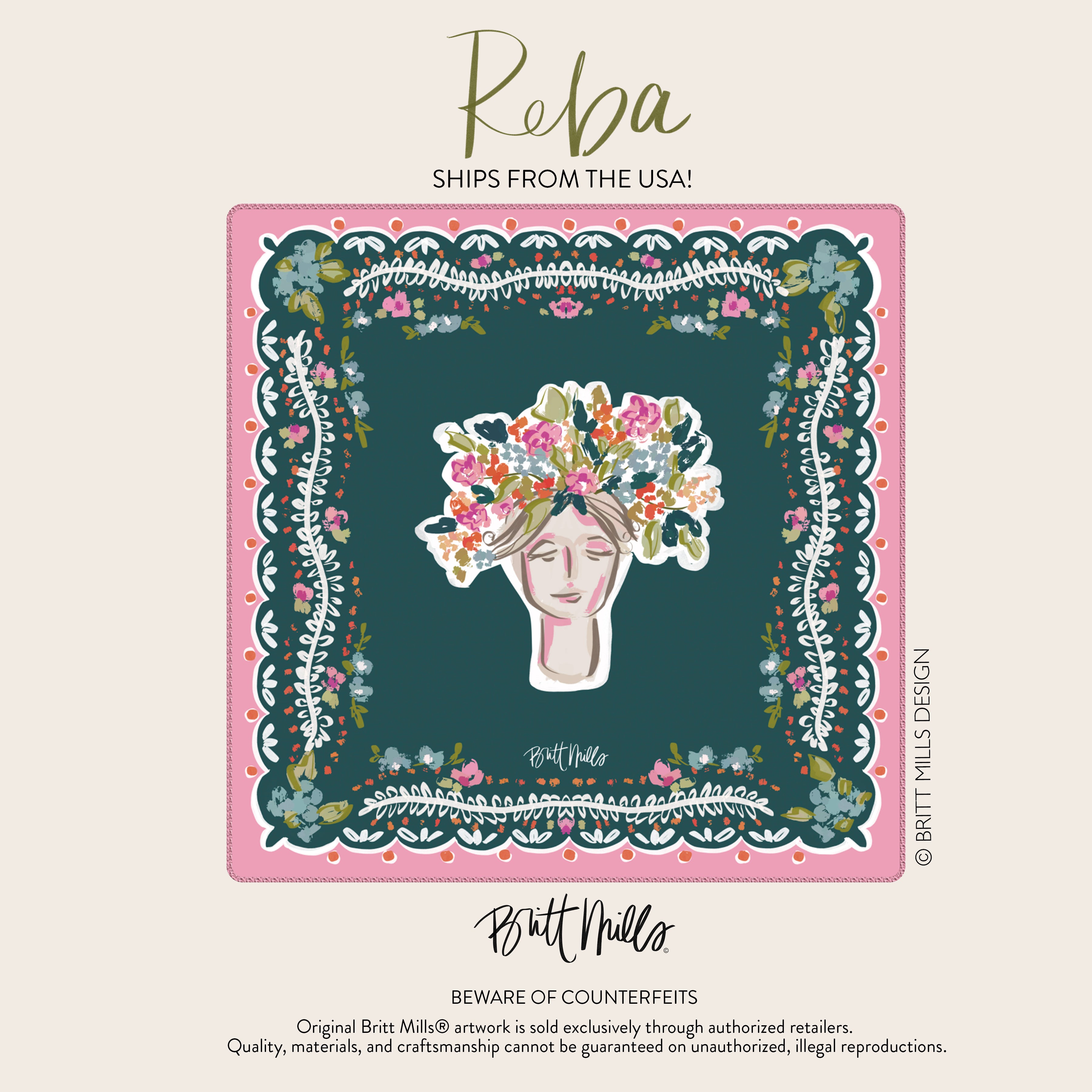 Reba Neoprene Mahjong Mat