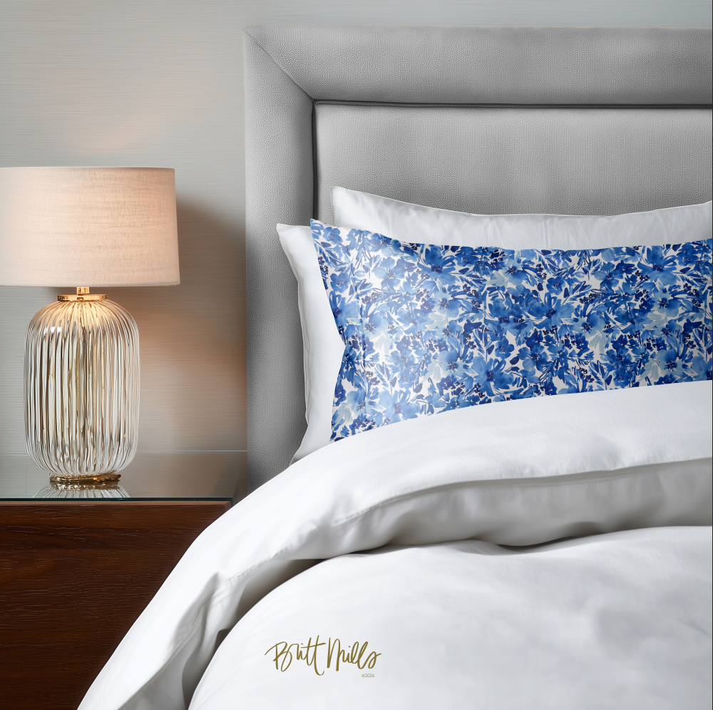 Royal Blooms Satin Pillowcase