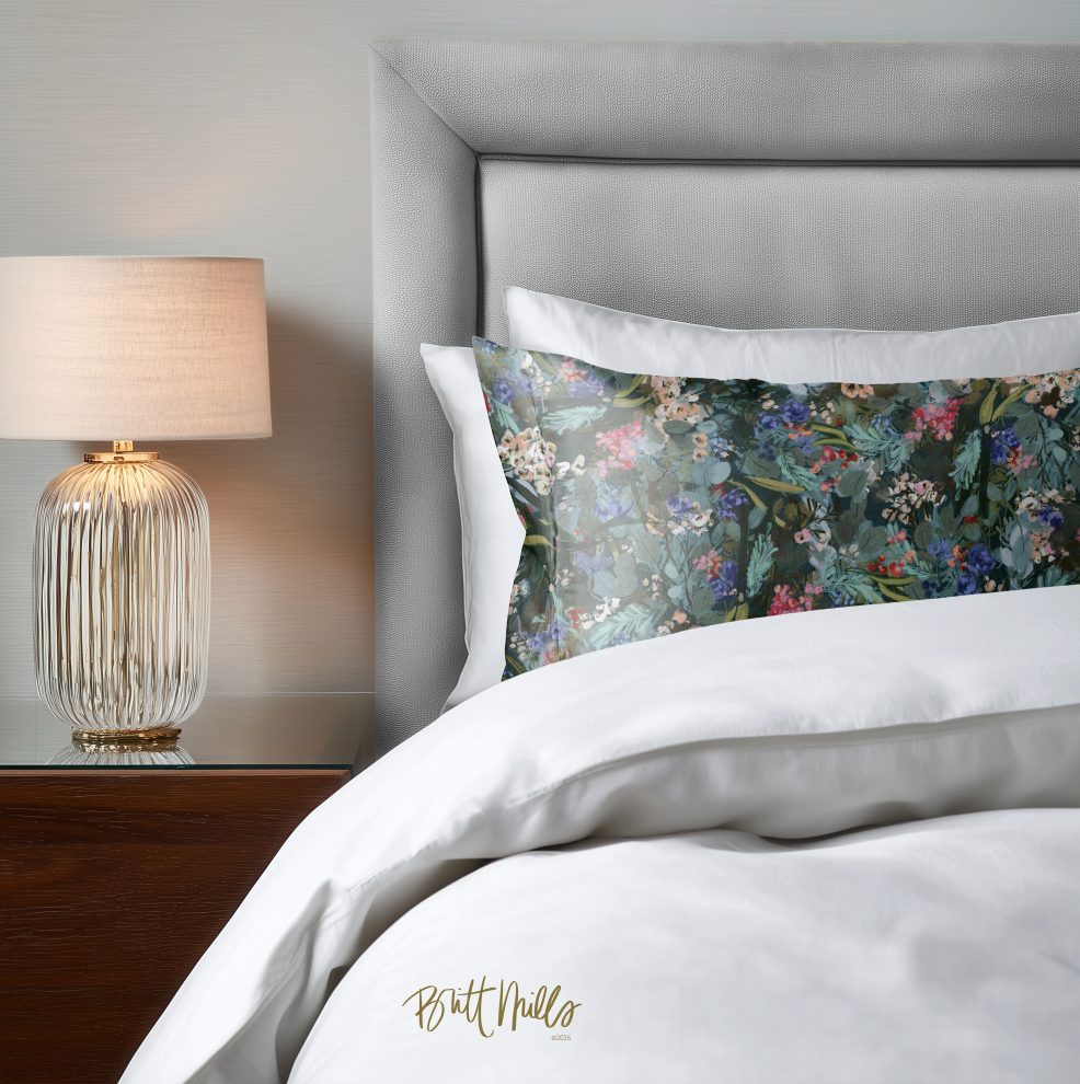 Winter Berry Satin Pillowcase